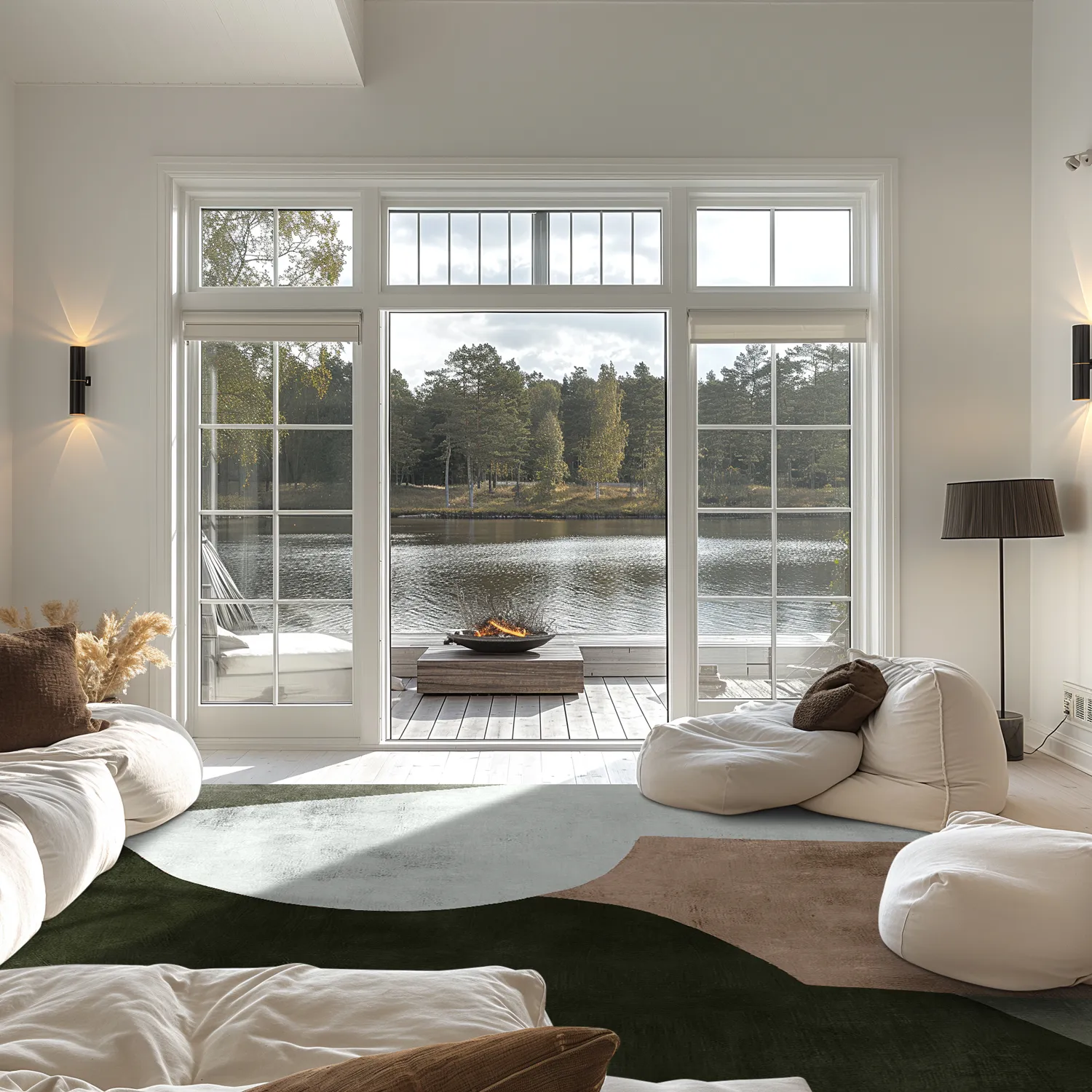 Wilton rug - Lazio (green/multi)
