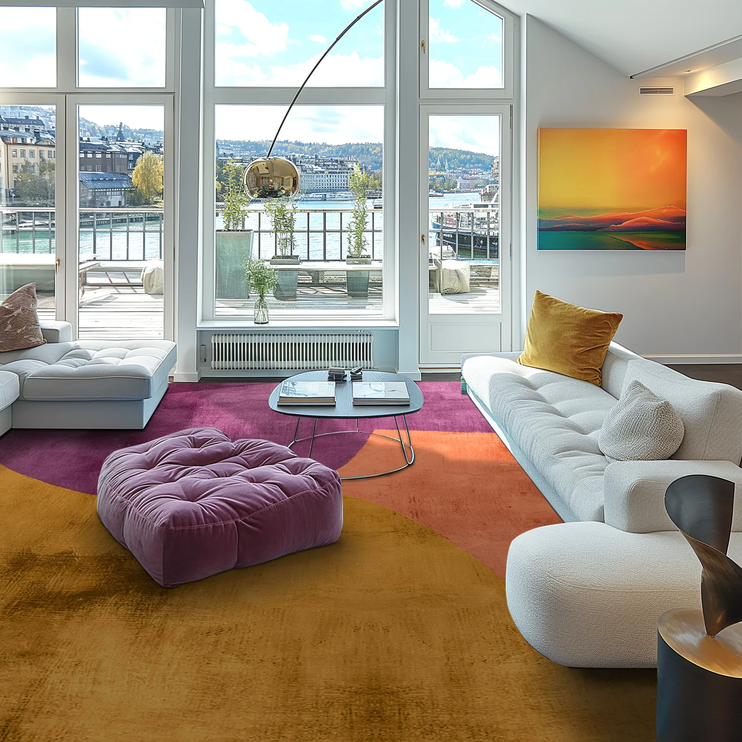 Wilton rug - Lazio (purple)