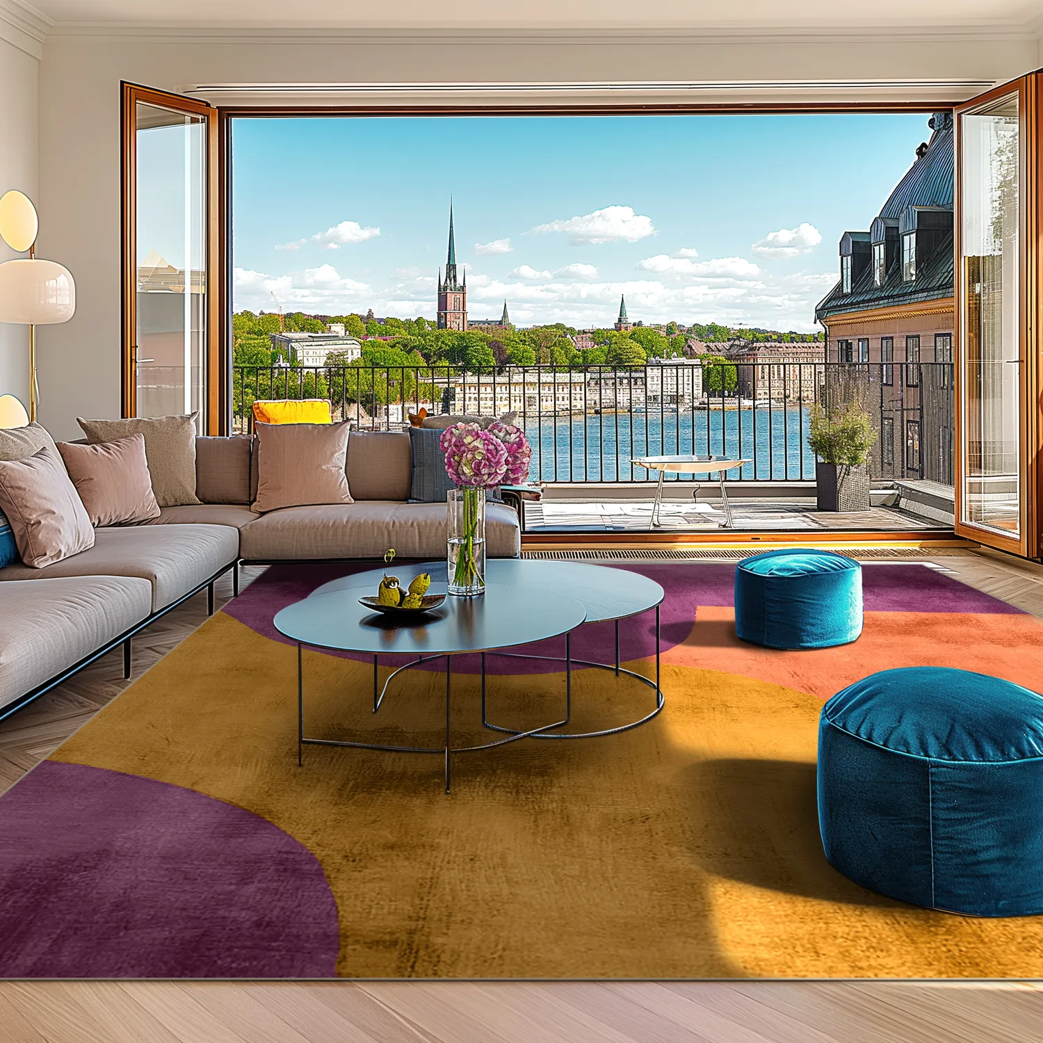 Wilton rug - Lazio (purple)
