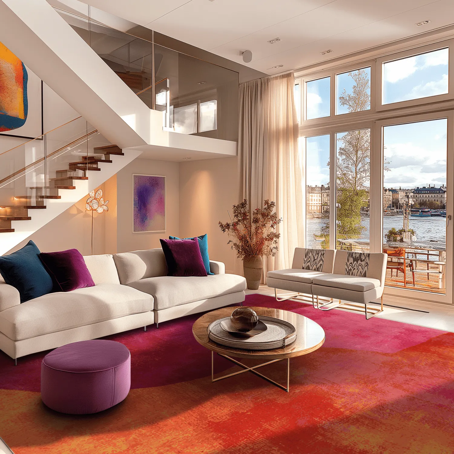 Wilton rug - Lazio (pink)