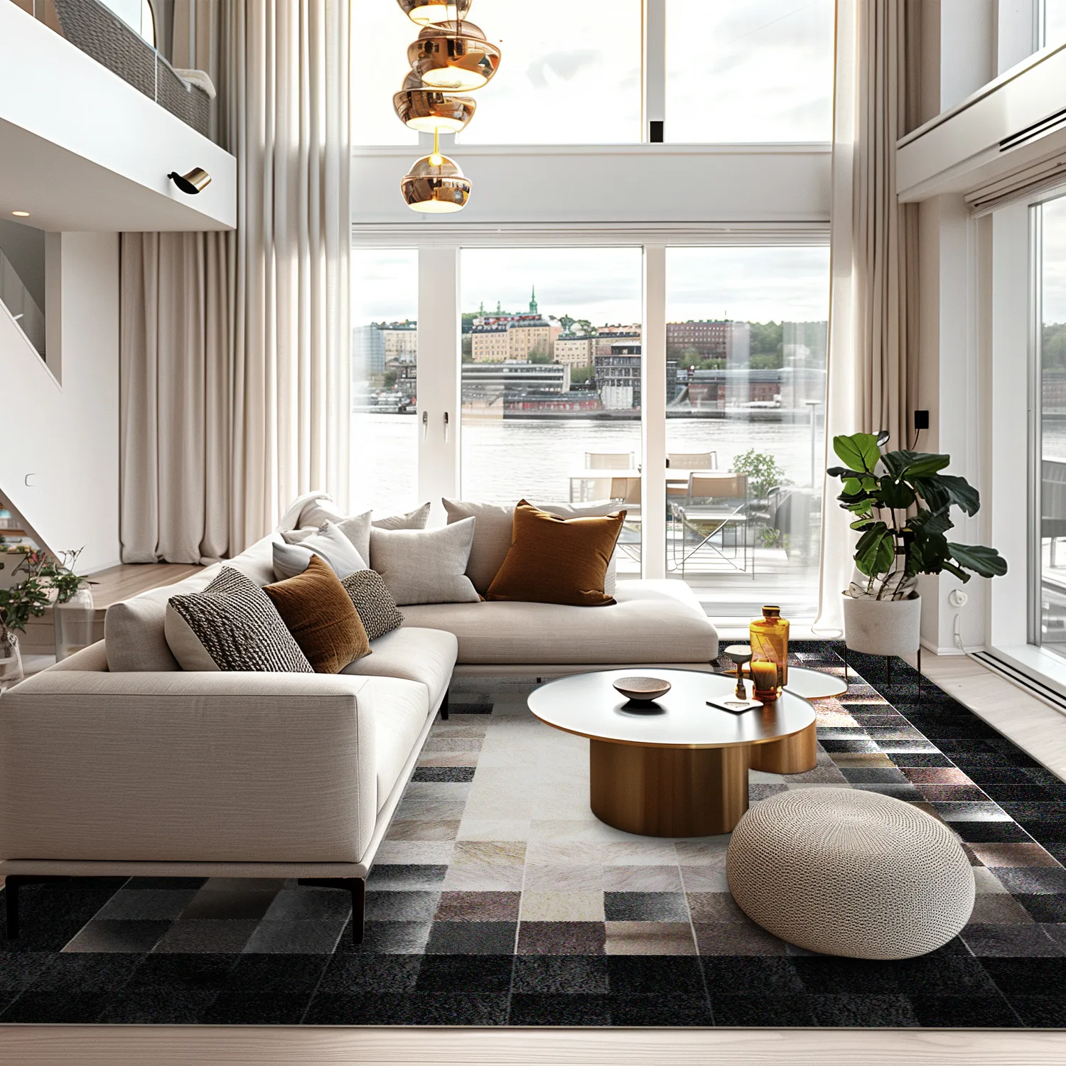 Wilton rug - Livada (black/multi)