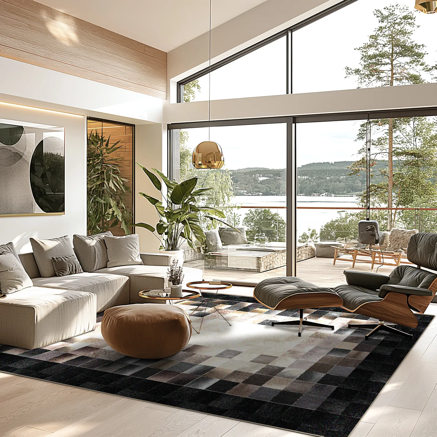 Wilton rug - Livada (black/multi)