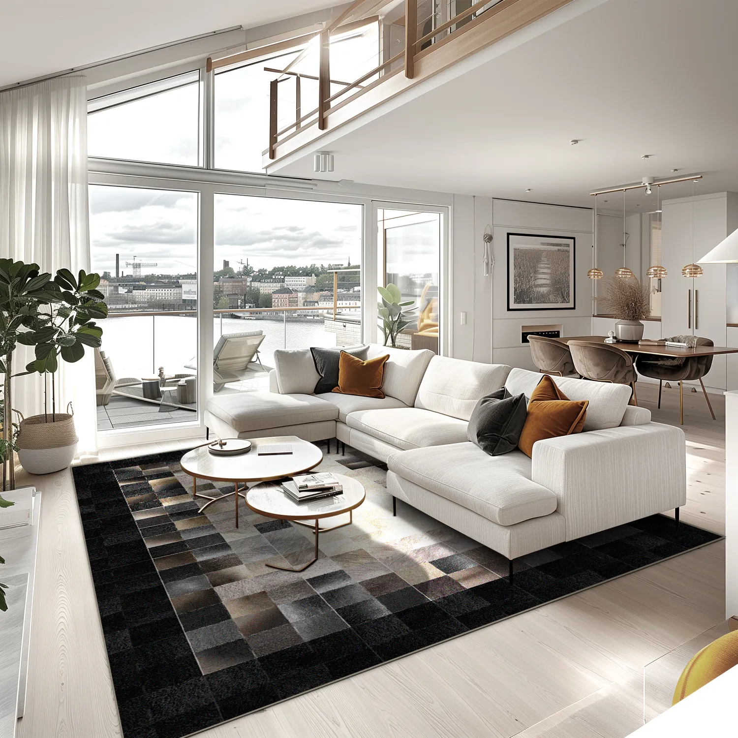 Wilton rug - Livada (black/multi)