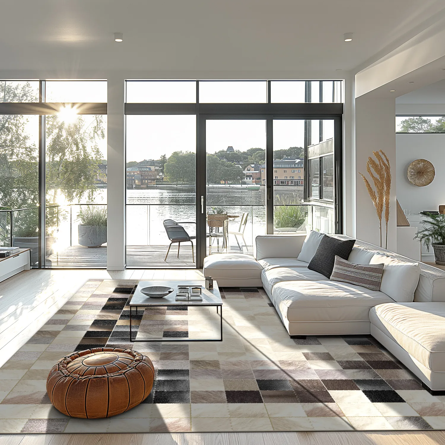 Wilton rug - Livada (white/multi)