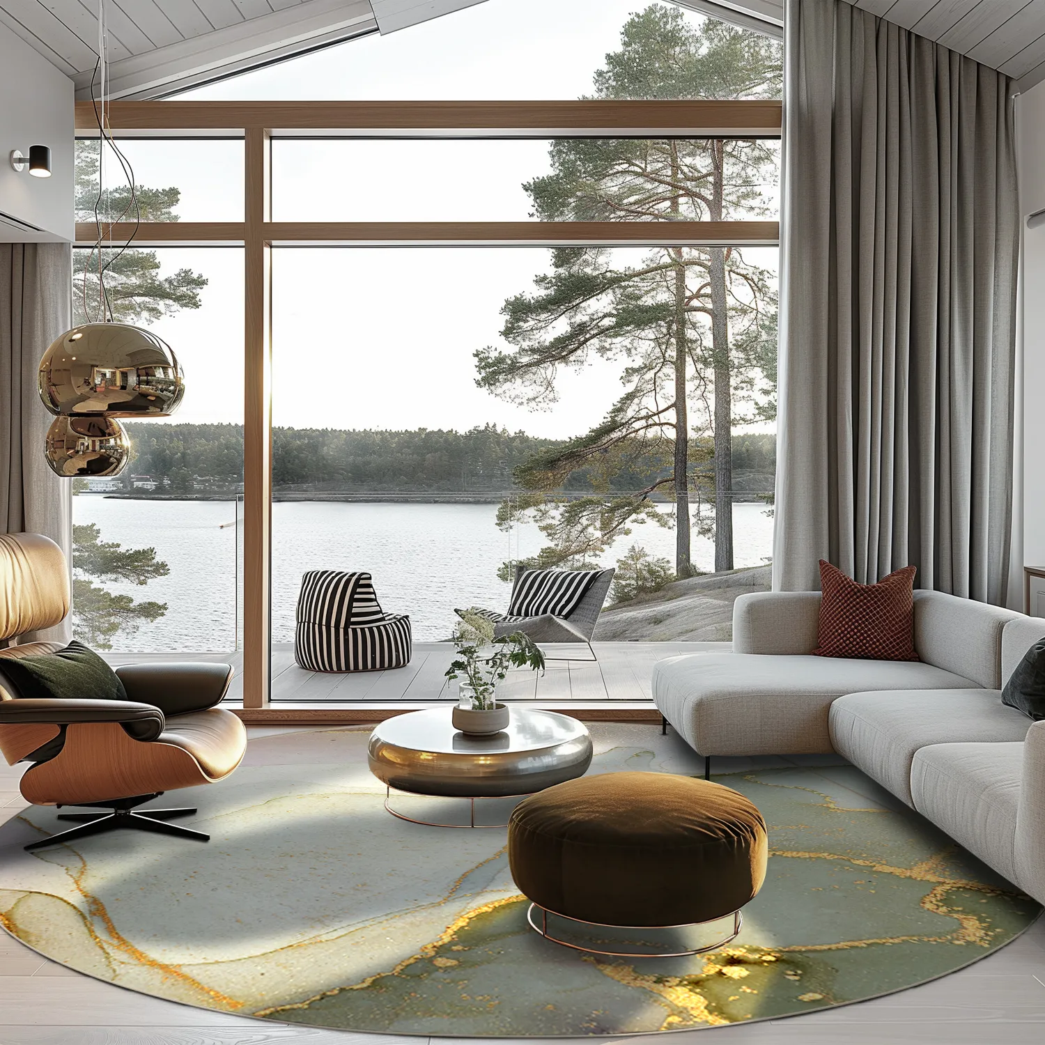 Round rug - Livata (multi)