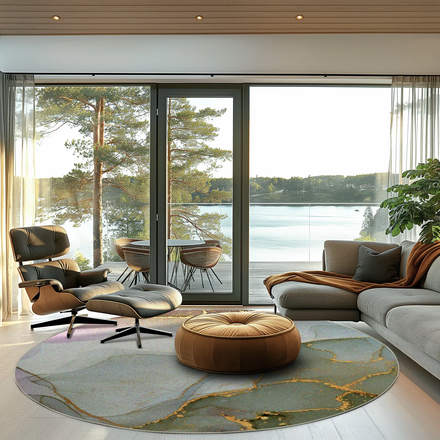 Round rug - Livata (multi)