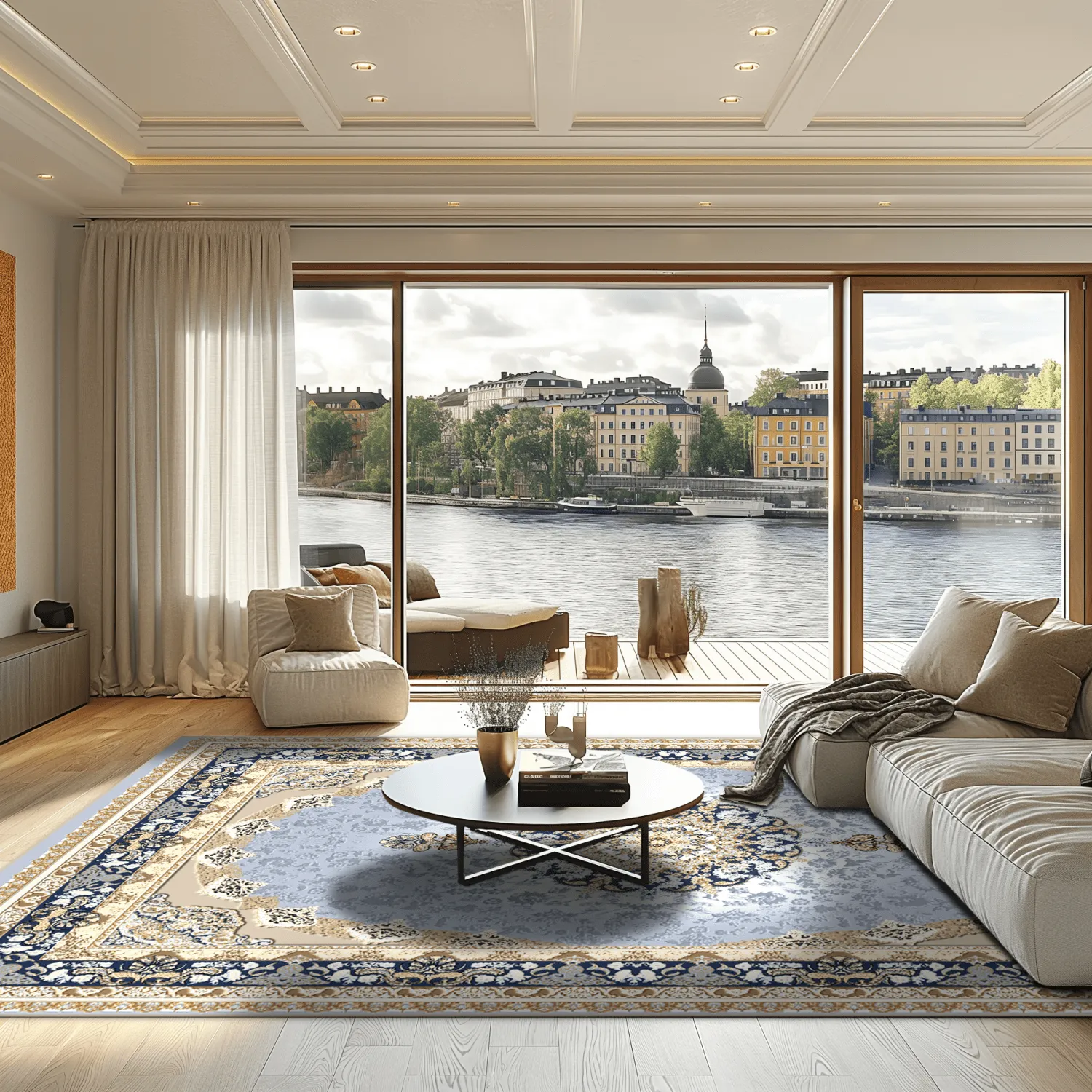 Wilton rug - Lukla (blue)