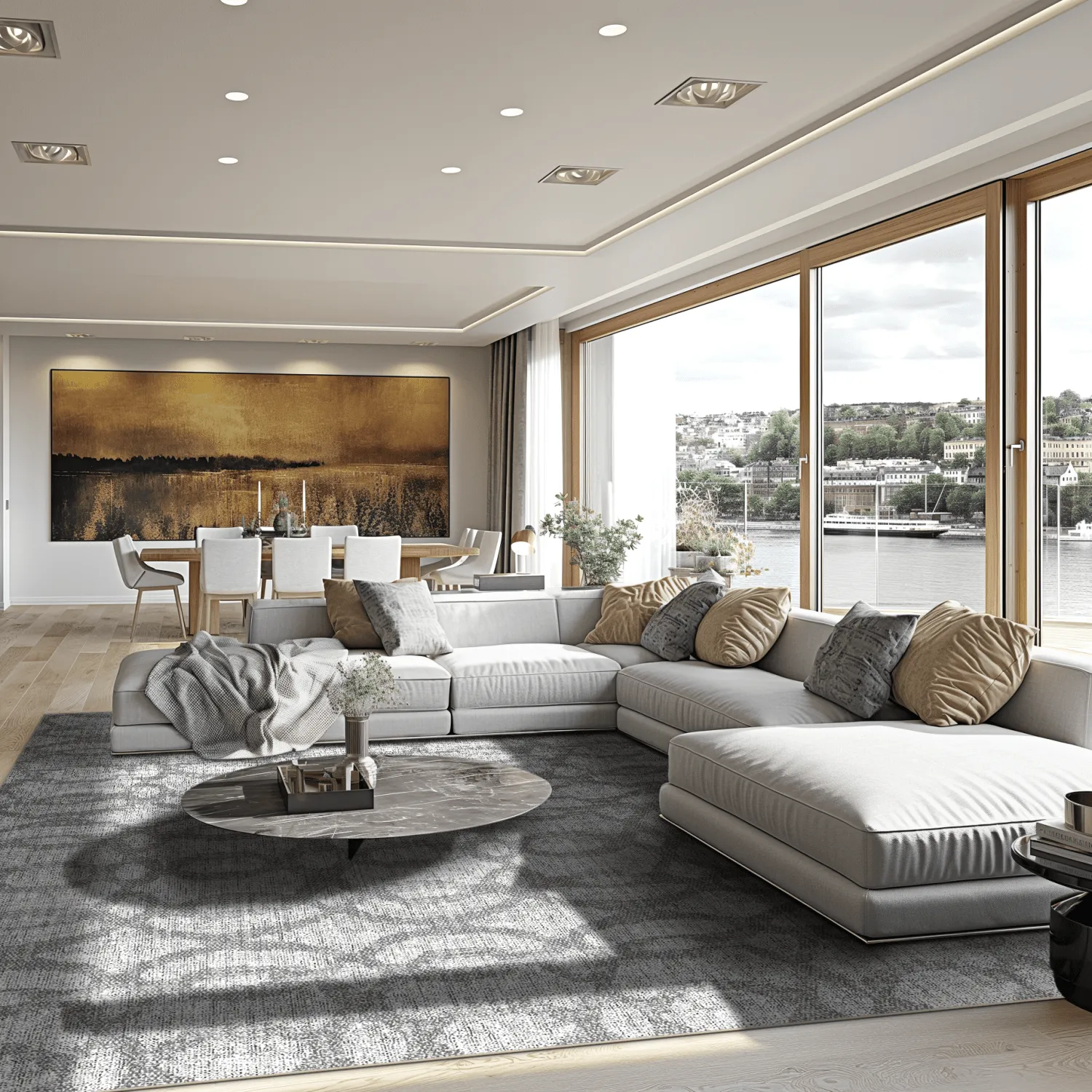 Wilton rug - Manouba (grey)