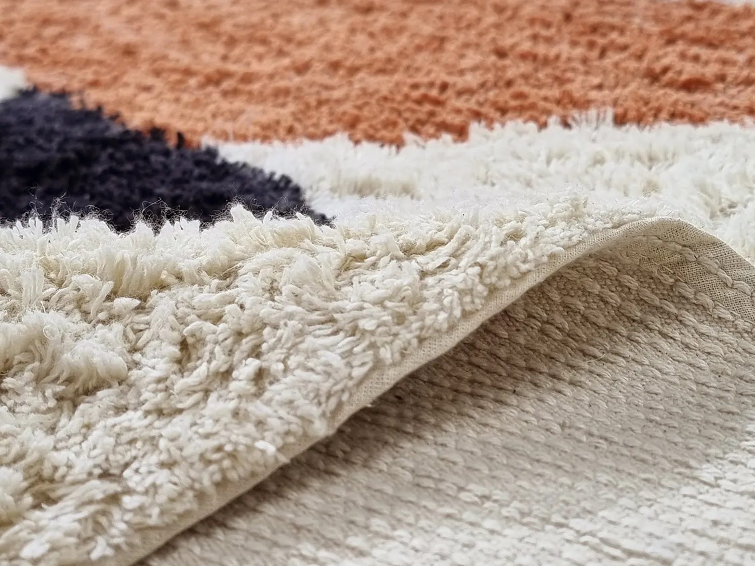 Shaggy rugs - Mantona Natural Cotton Shaggy (multi)