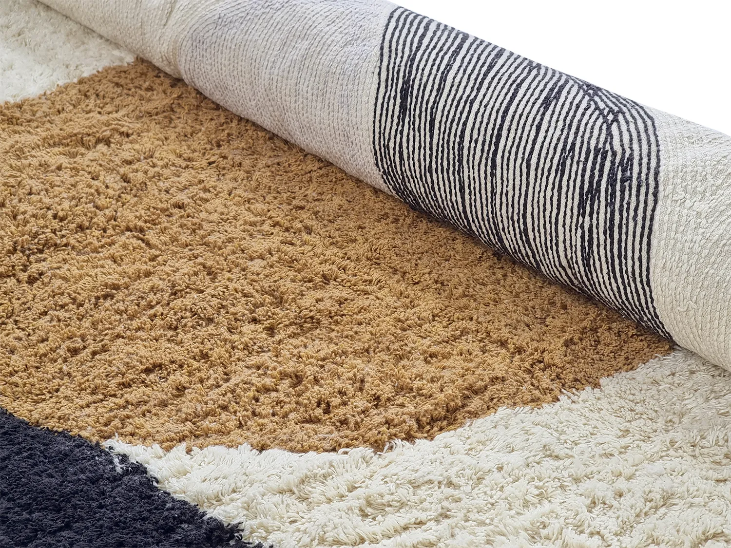 Shaggy rugs - Mantona Natural Cotton Shaggy (multi)
