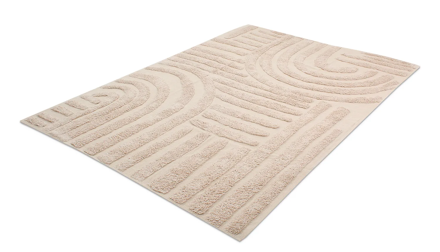 Shaggy rugs - Margo Natural Cotton Shaggy (beige)