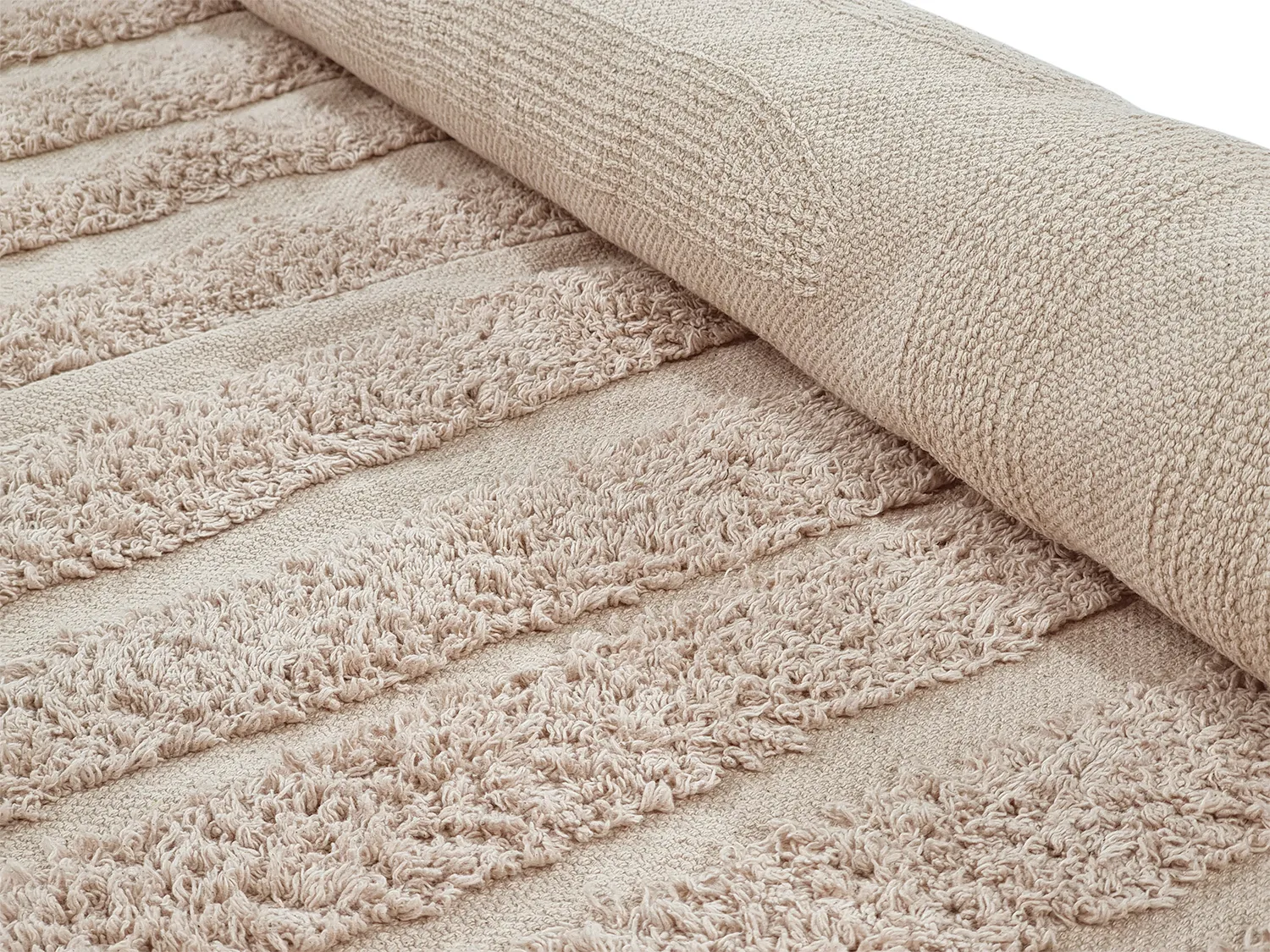 Shaggy rugs - Margo Natural Cotton Shaggy (beige)