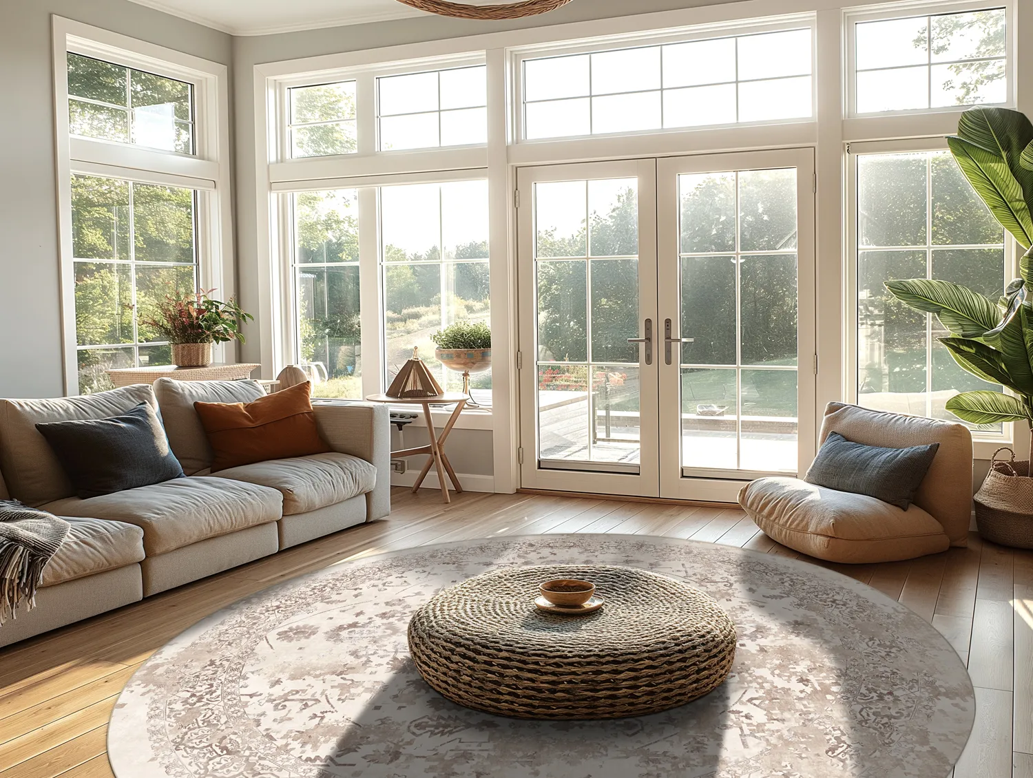 Round rug - Mateur (beige)