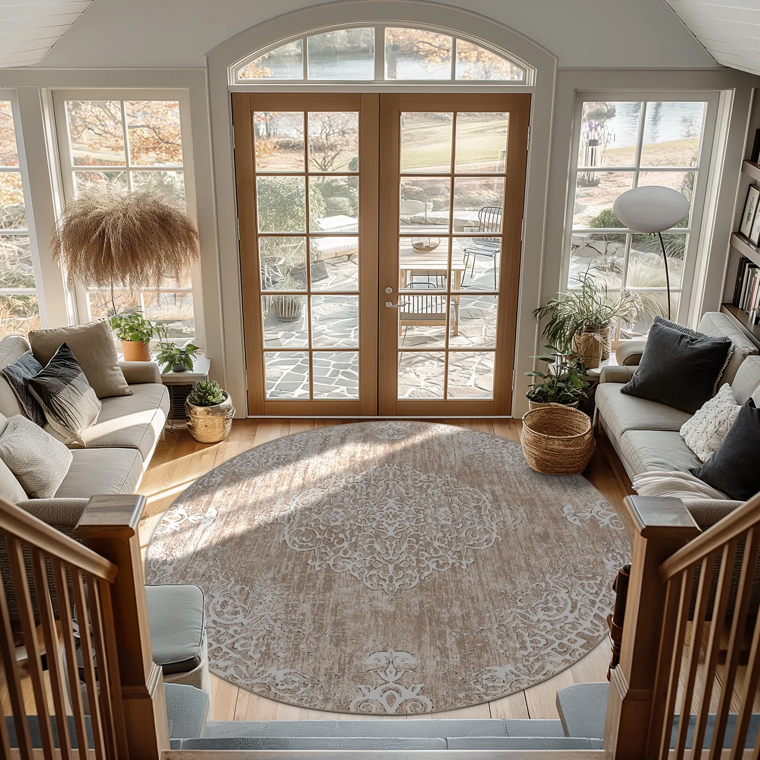Round rug - Milazzo (beige)