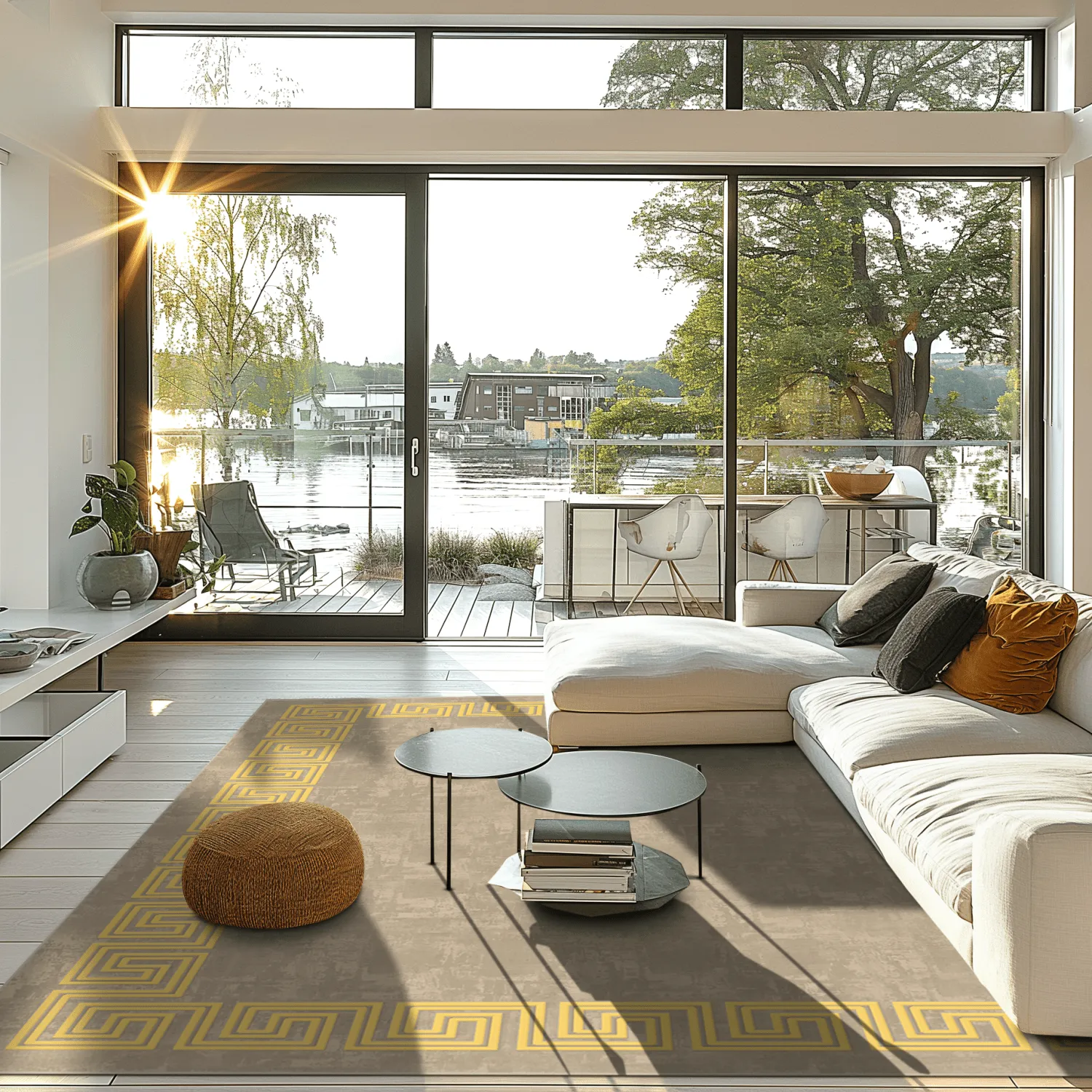 Wilton rug - Myra (beige/yellow)