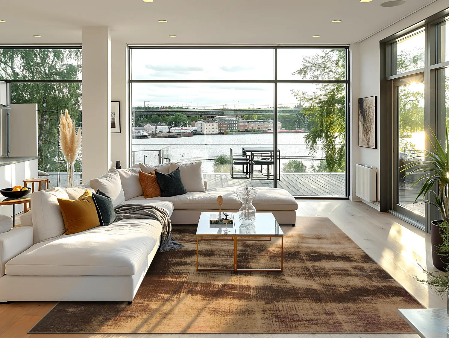 Wilton rug - Olmedo (brown/beige)