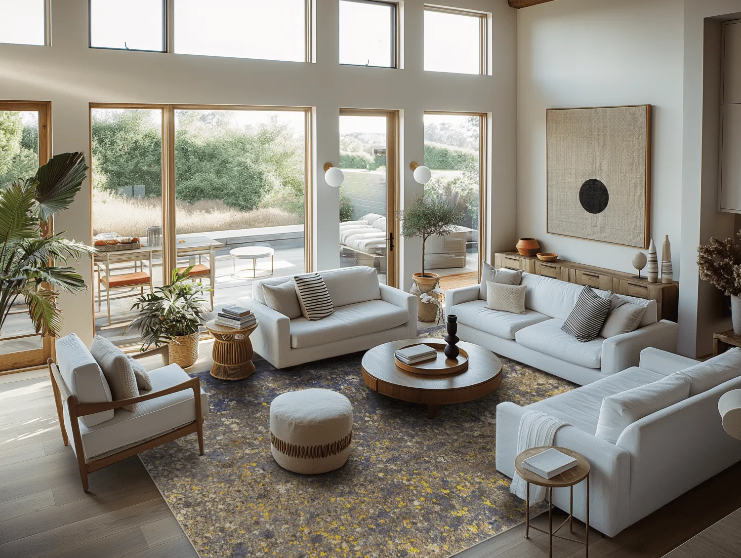 Wilton rug - Rey (blue/multi)