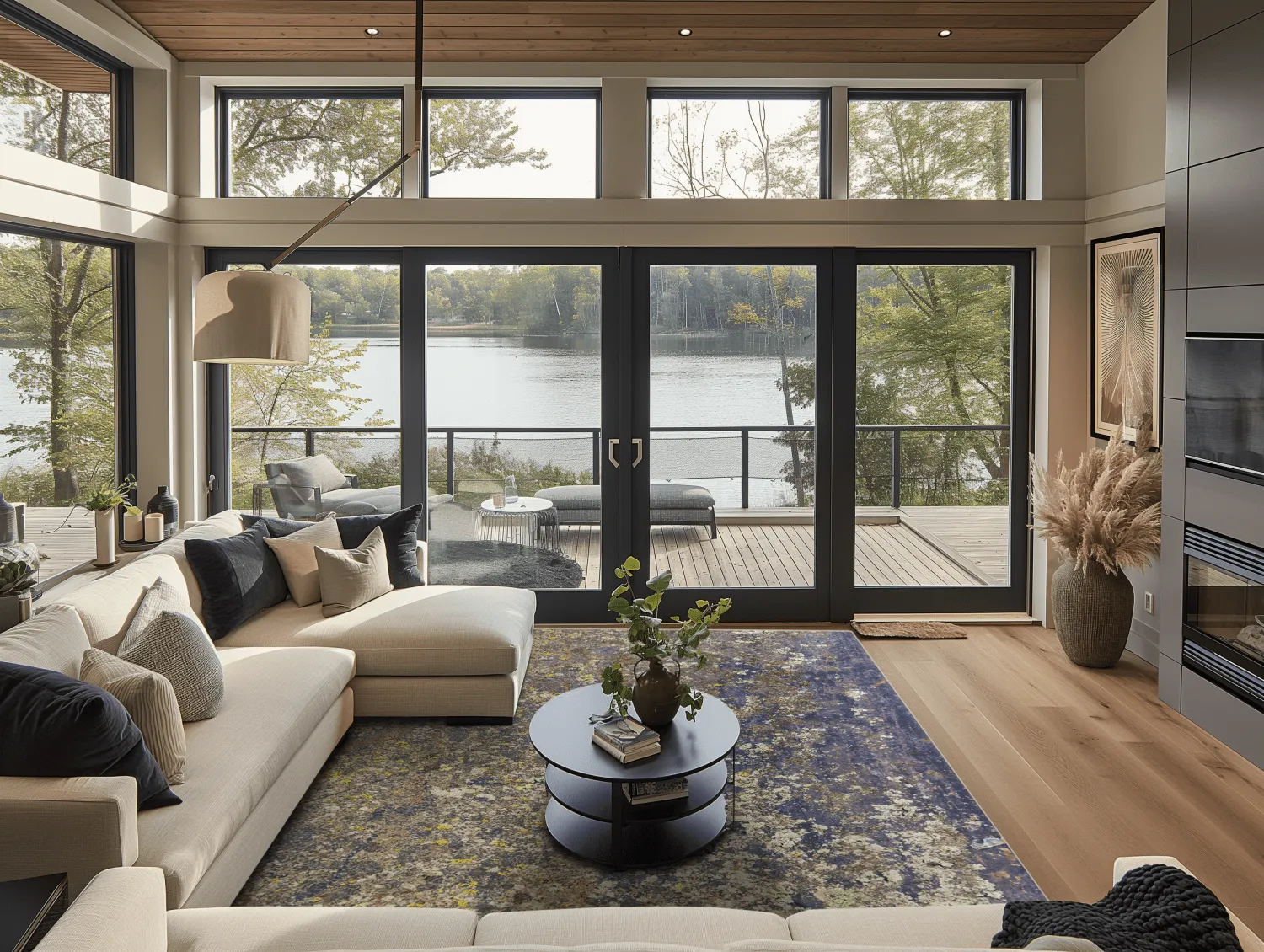 Wilton rug - Rey (blue/multi)