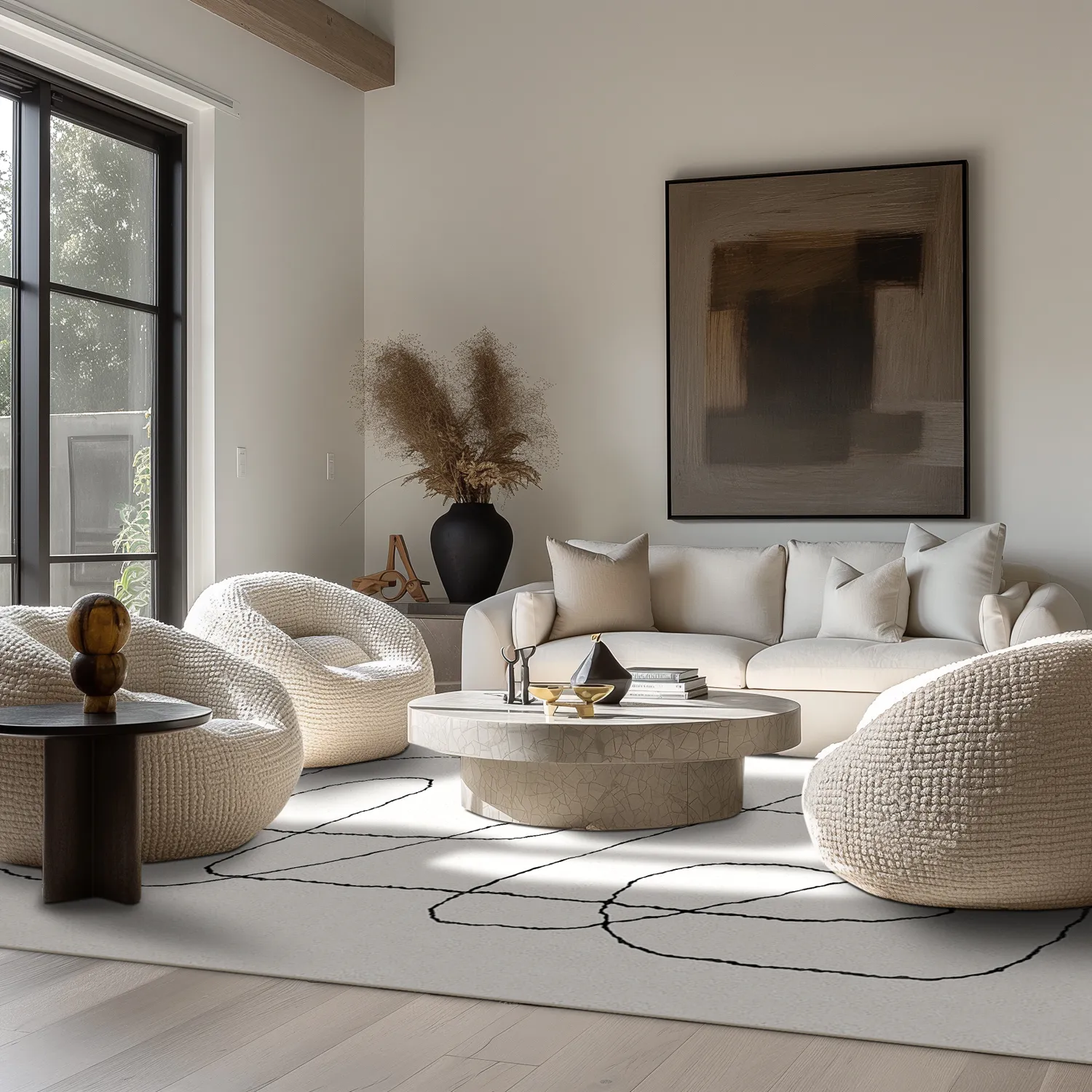 Wilton rug - Rosetta (grey)