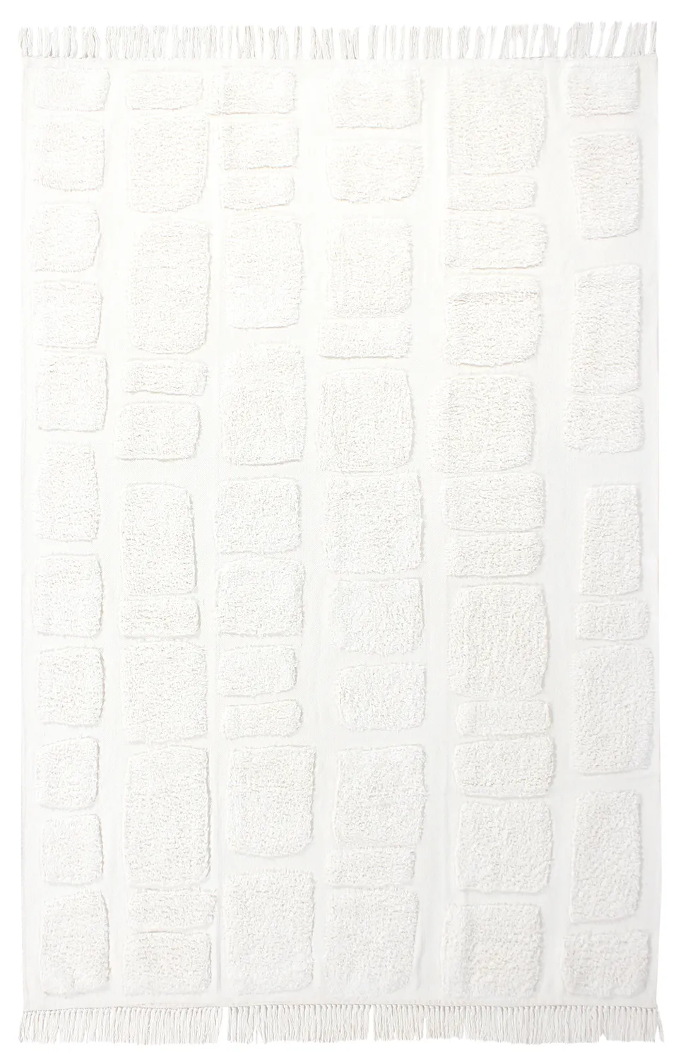 Shaggy rugs - Salem Natural Cotton Shaggy (offwhite)
