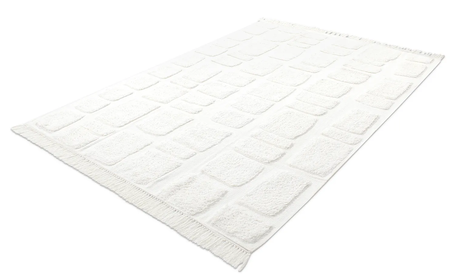Shaggy rugs - Salem Natural Cotton Shaggy (offwhite)
