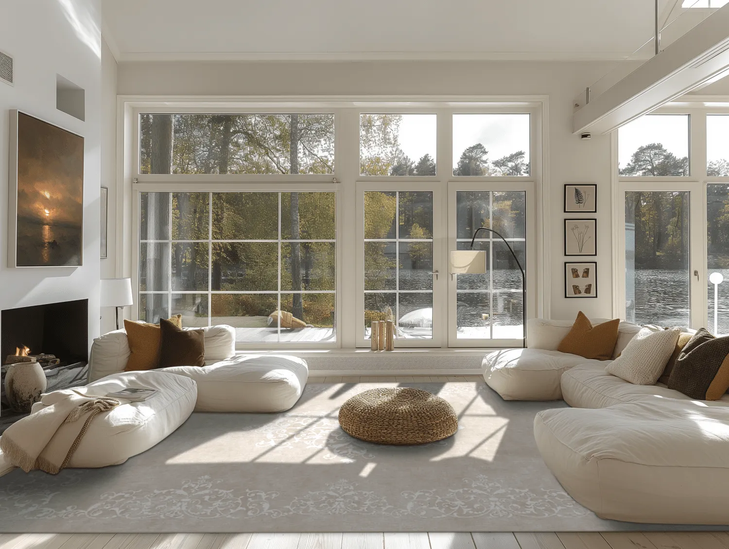 Wilton rug - Santi (beige/white)