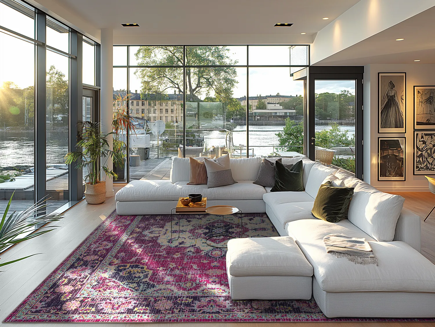 Wilton rug - Siliana (pink)