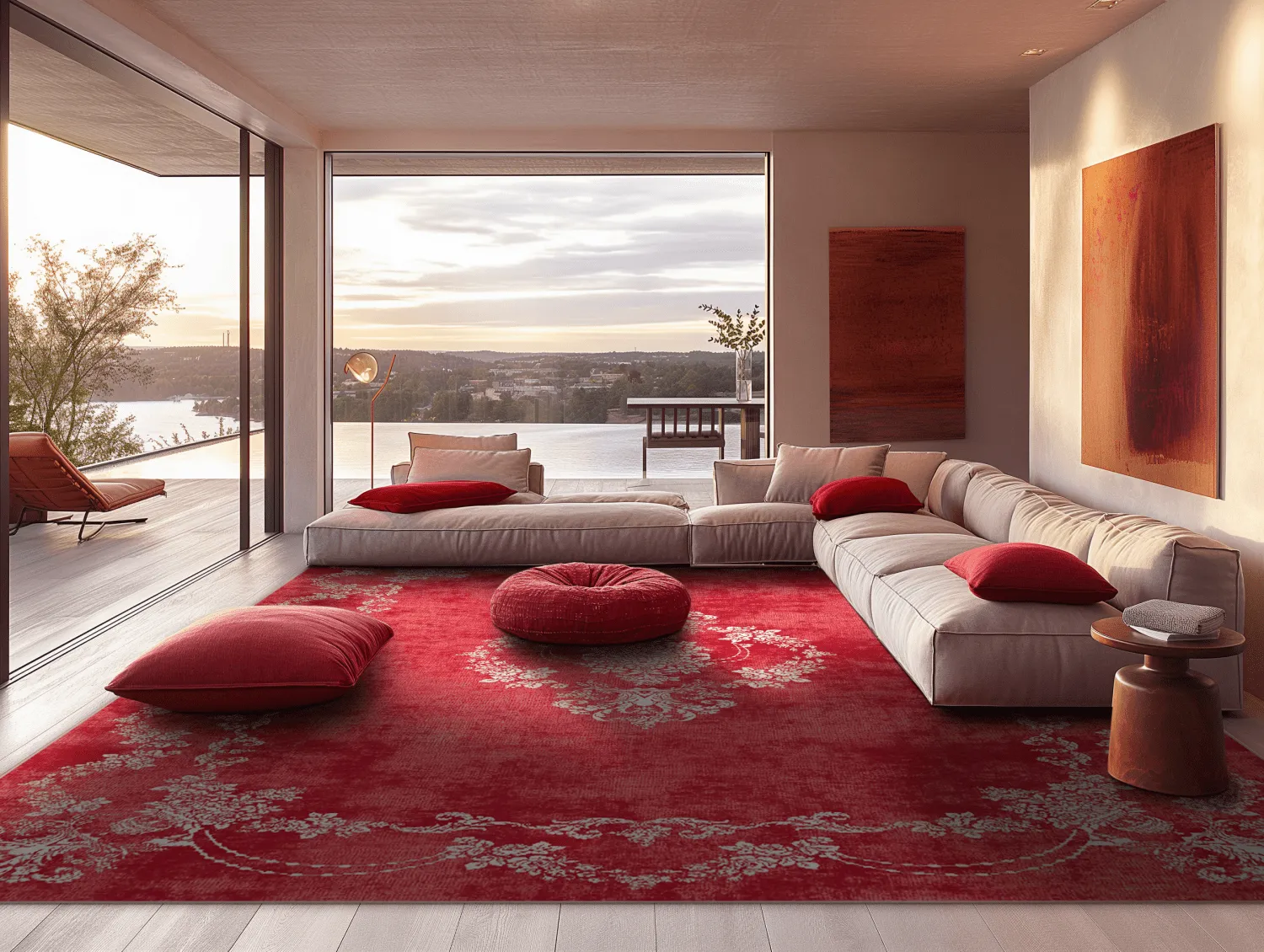 Wilton rug - Taknis (cherry)
