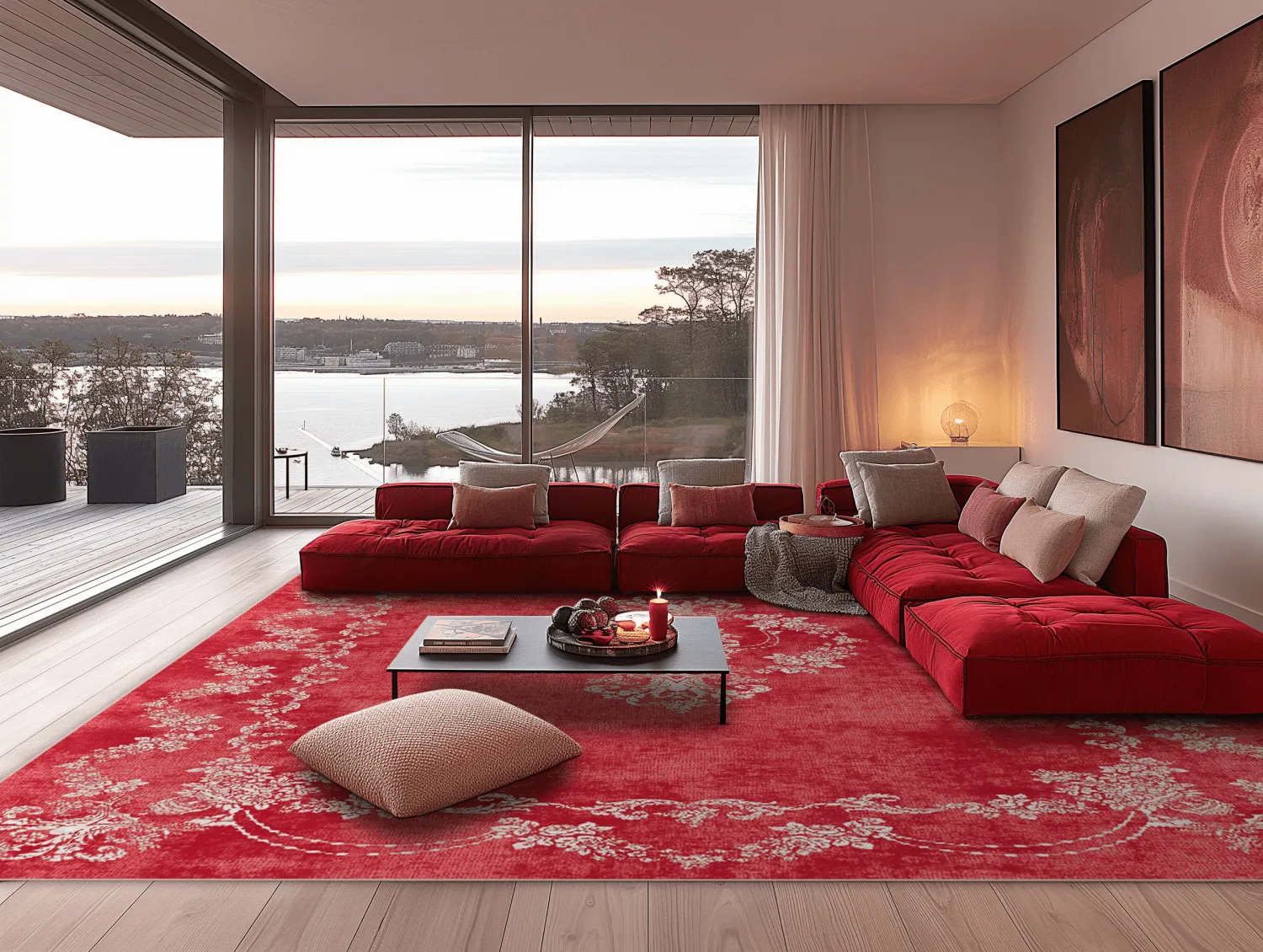 Wilton rug - Taknis (cherry)