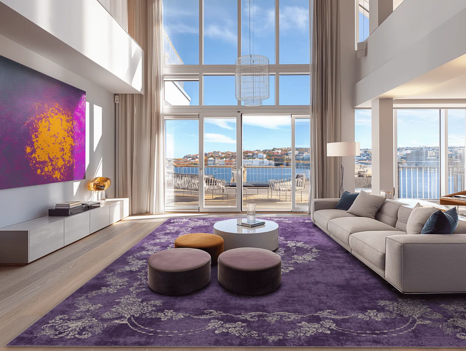 Wilton rug - Taknis (purple)