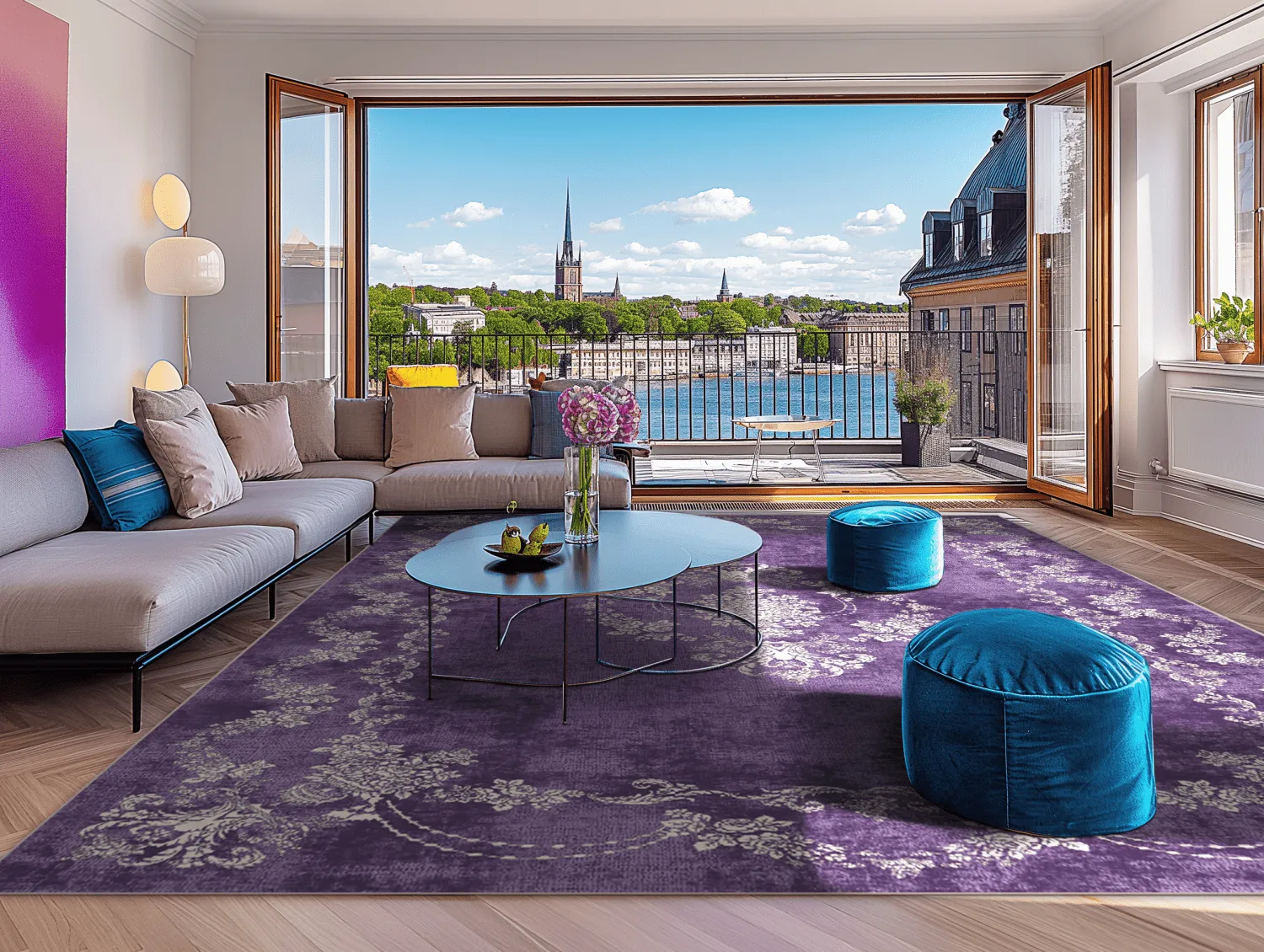 Wilton rug - Taknis (purple)