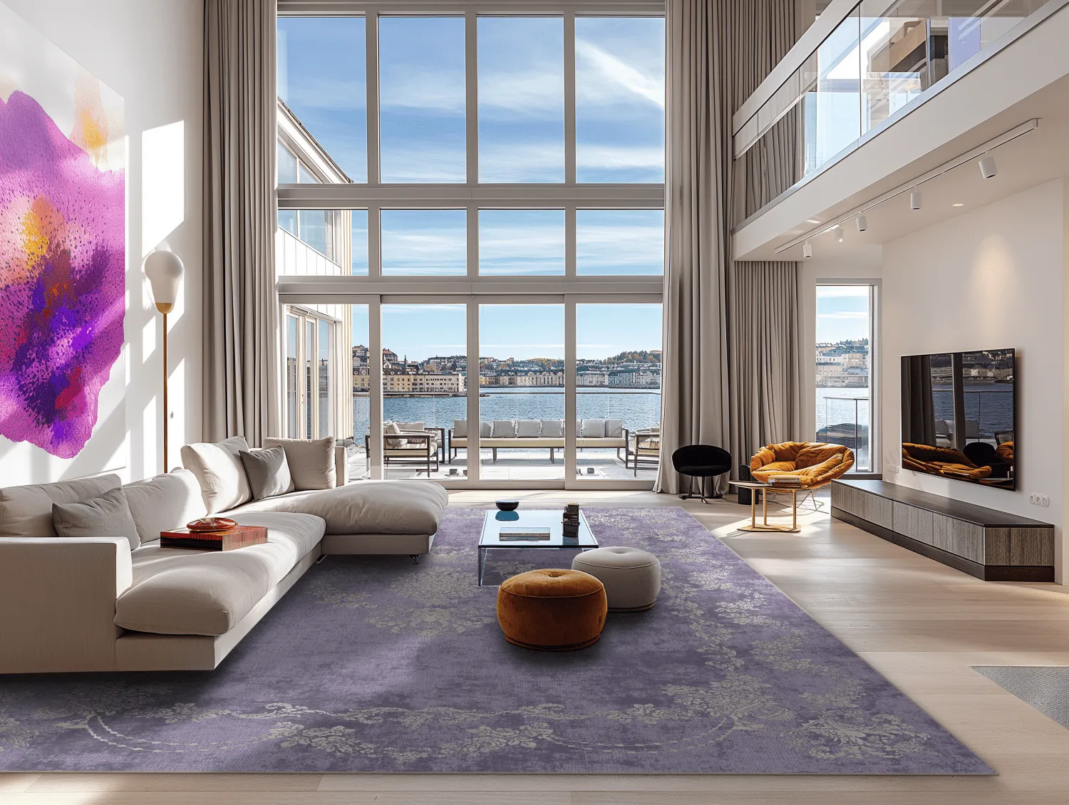 Wilton rug - Taknis (light purple)