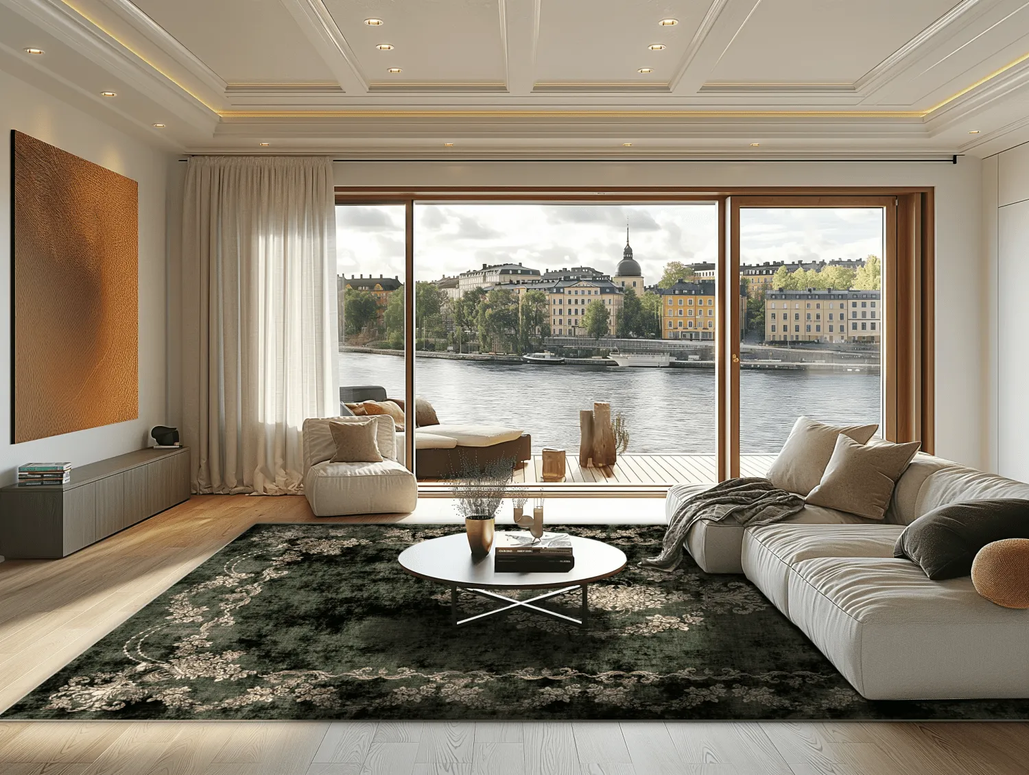 Wilton rug - Taknis (dark green)