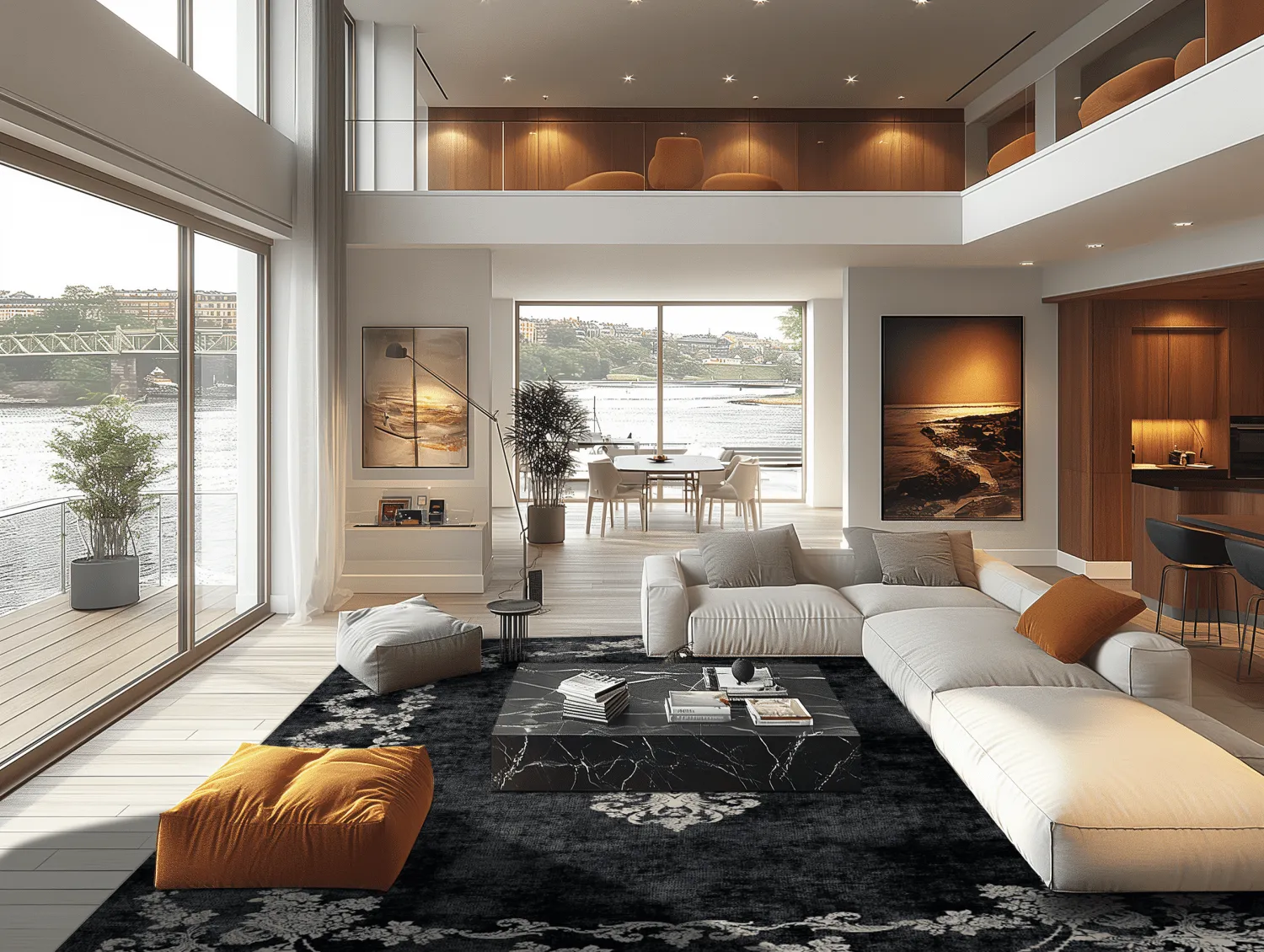 Wilton rug - Taknis (black)