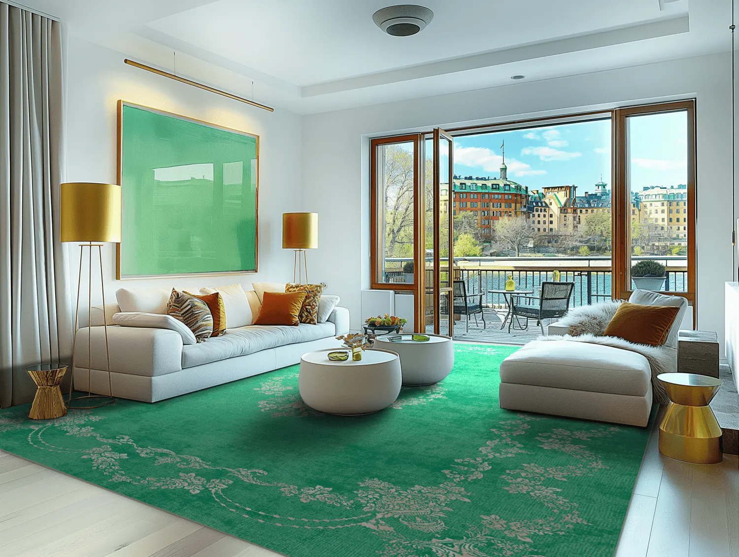 Wilton rug - Taknis (mintgreen)