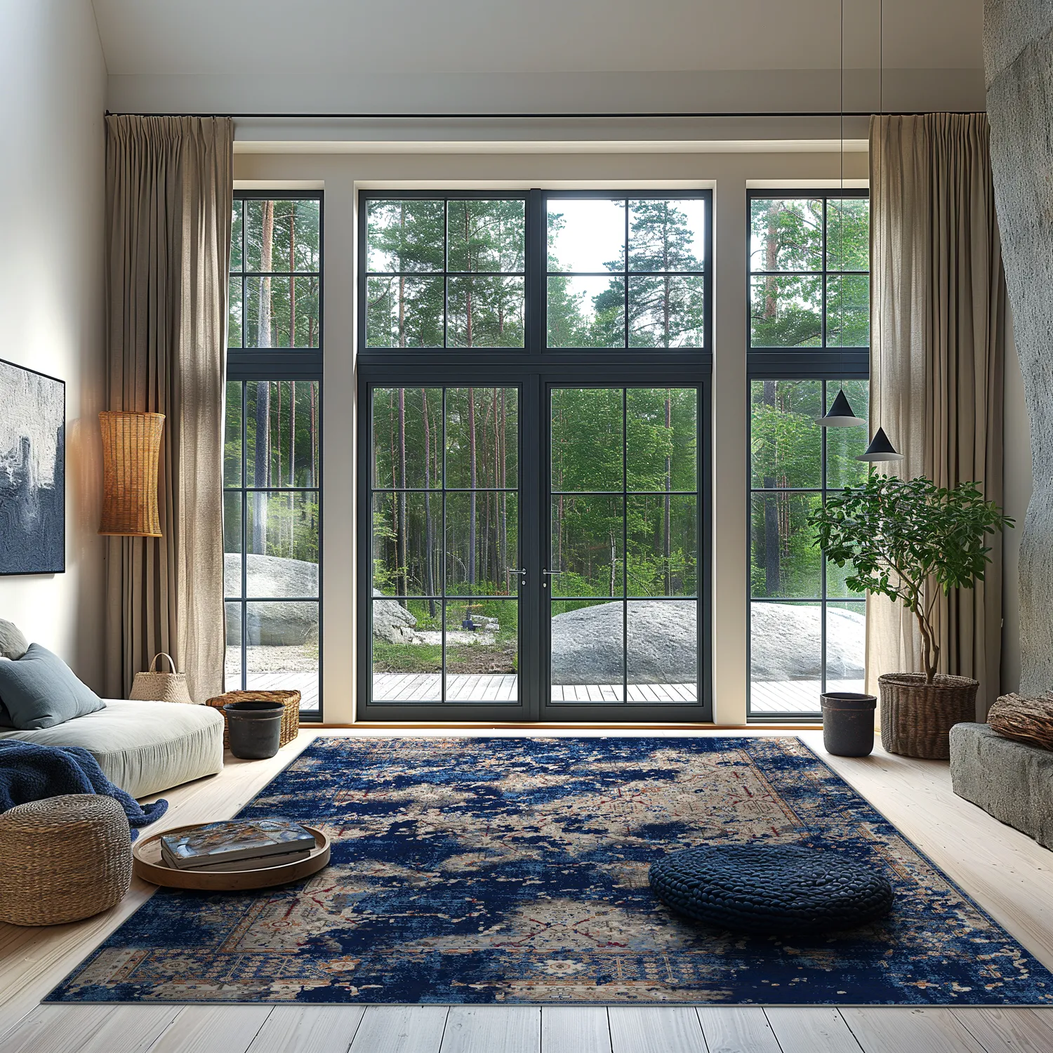 Wilton rug - Temima (blue)