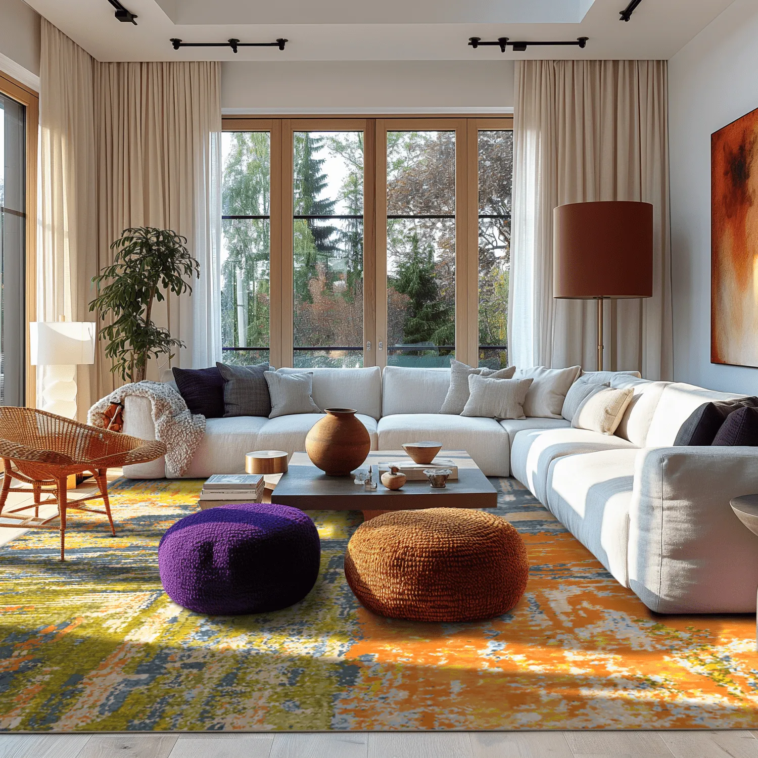 Wilton rug - Tizzano (orange/multi)