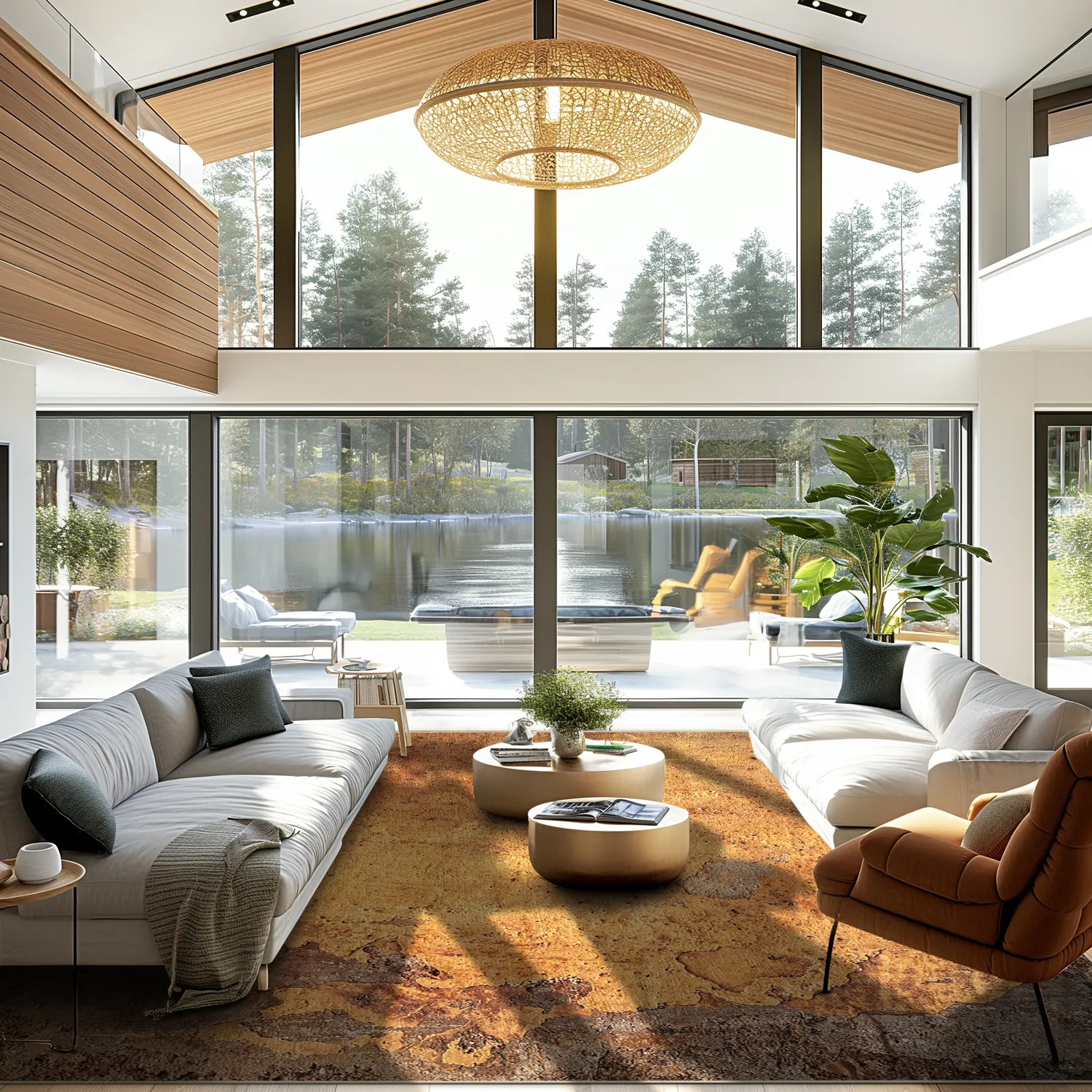 Wilton rug - Valbona (rust)