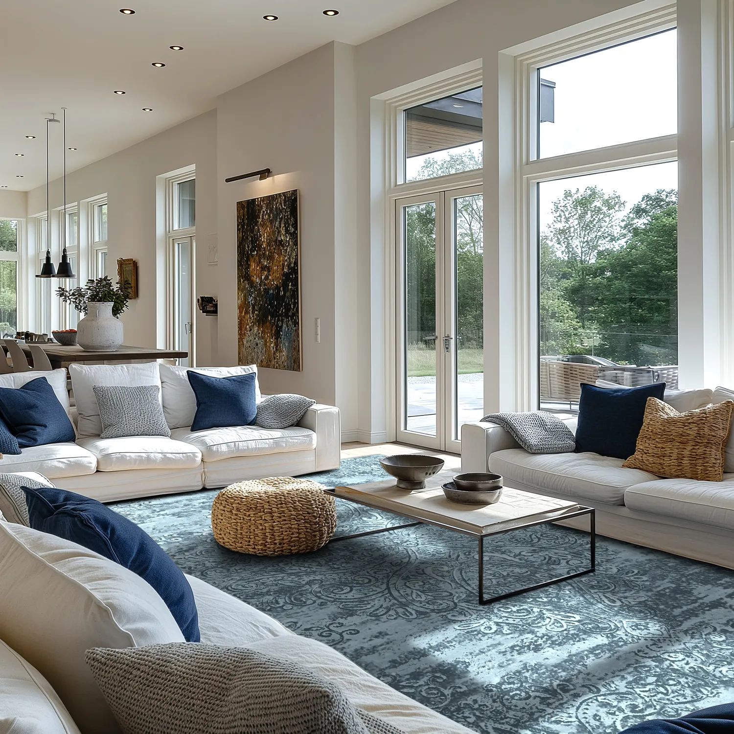 Wilton rug - Valenza (blue)