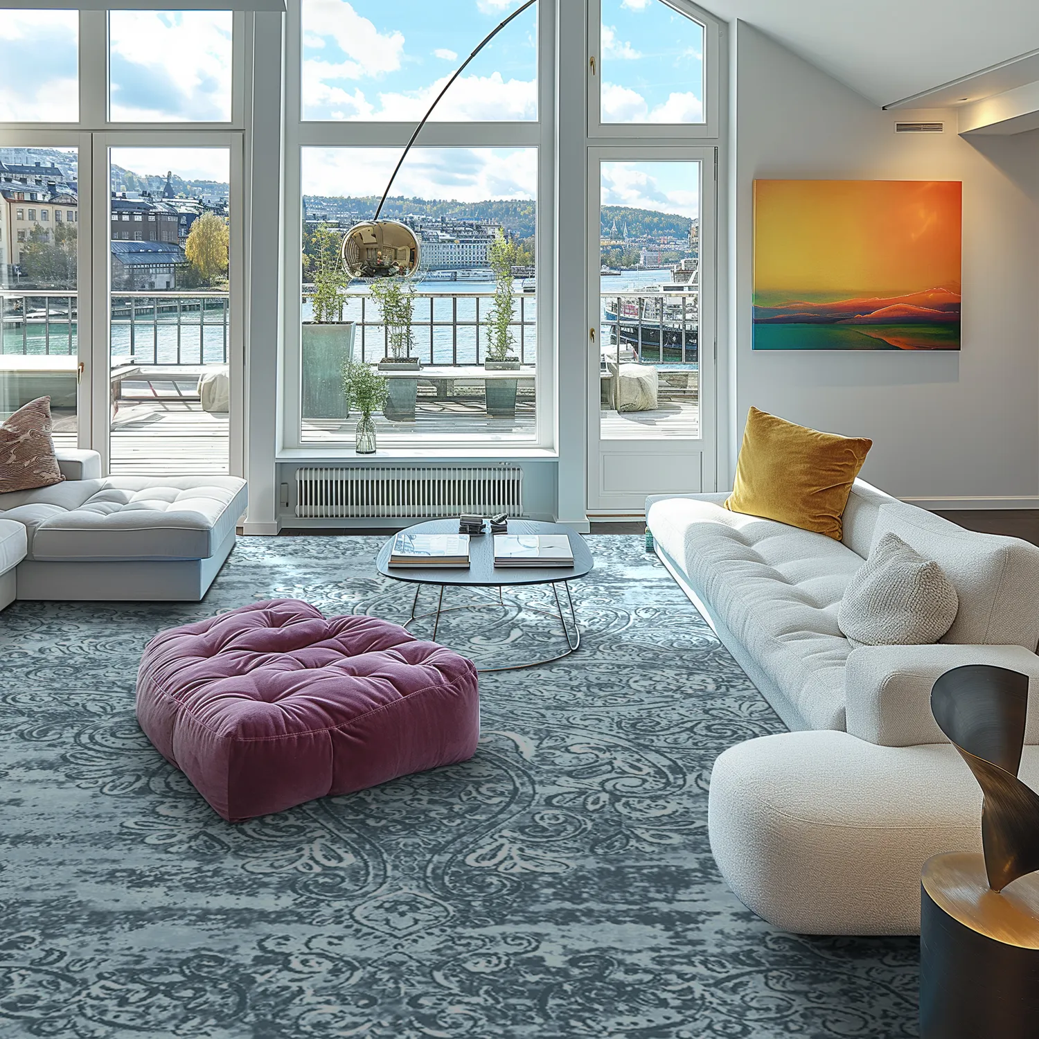 Wilton rug - Valenza (blue)