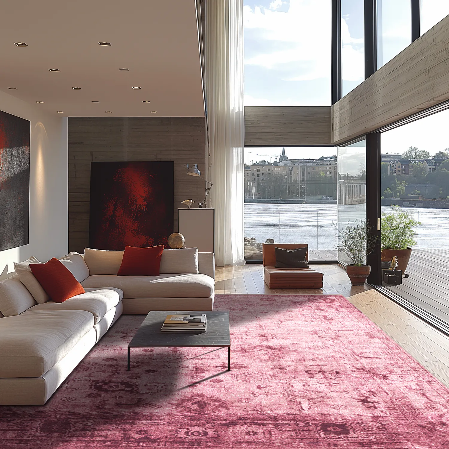 Wilton rug - Violetta (pink)