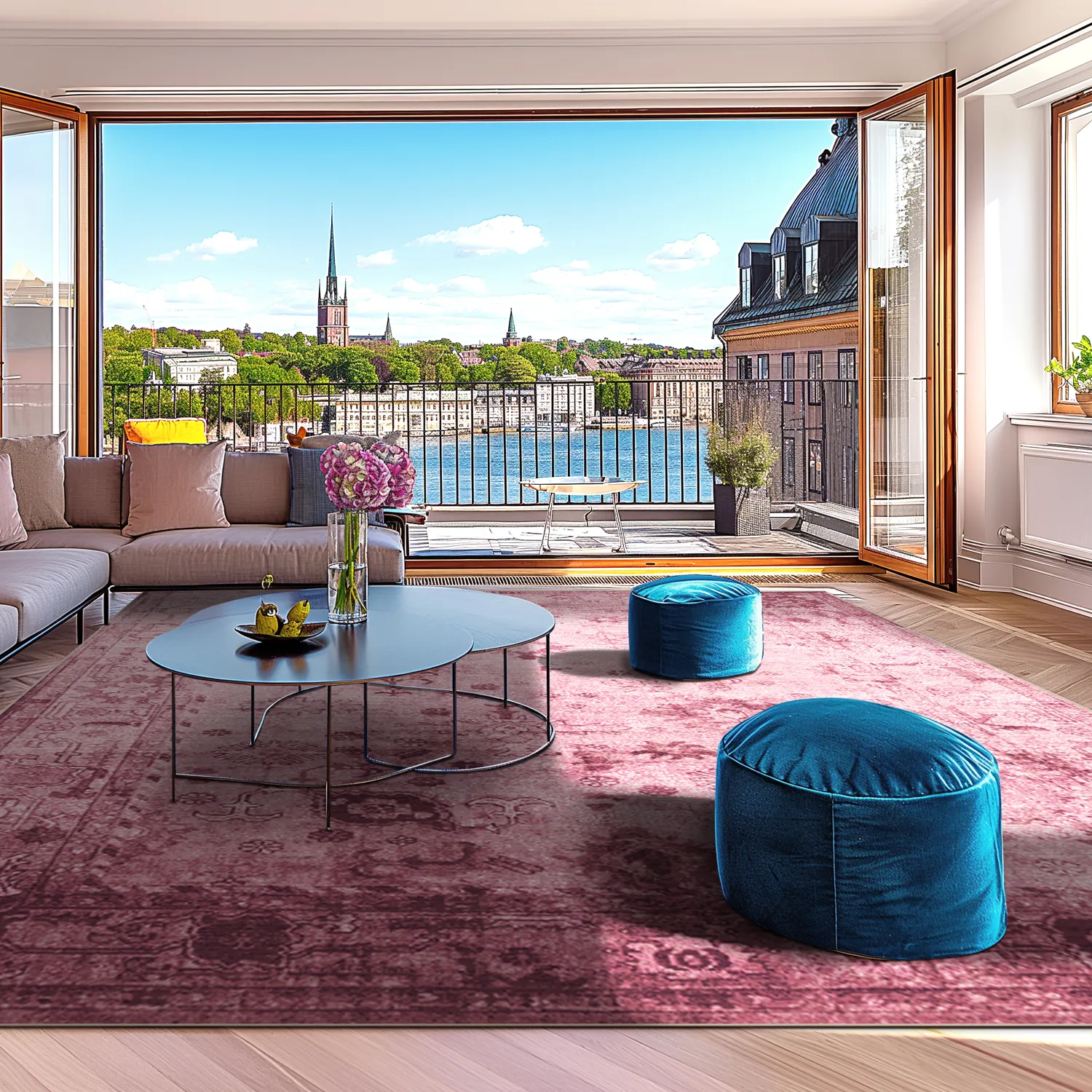 Wilton rug - Violetta (pink)