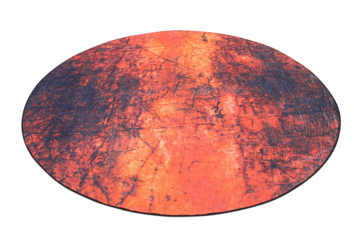 Round rug - Wells (orange)