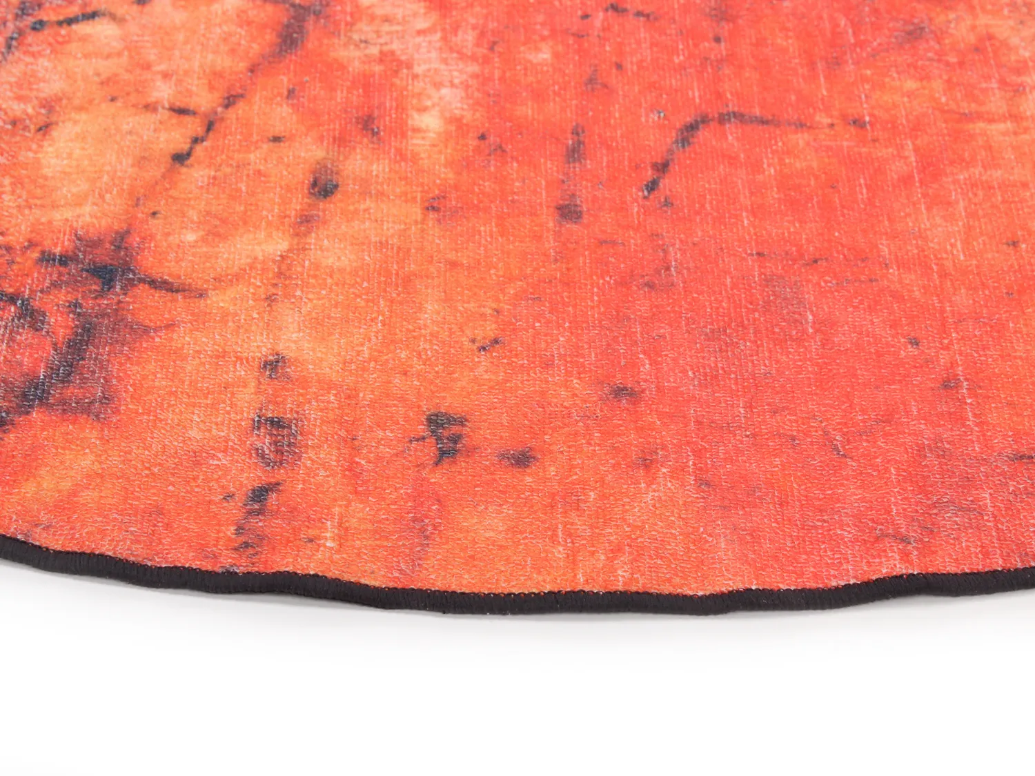 Round rug - Wells (orange)