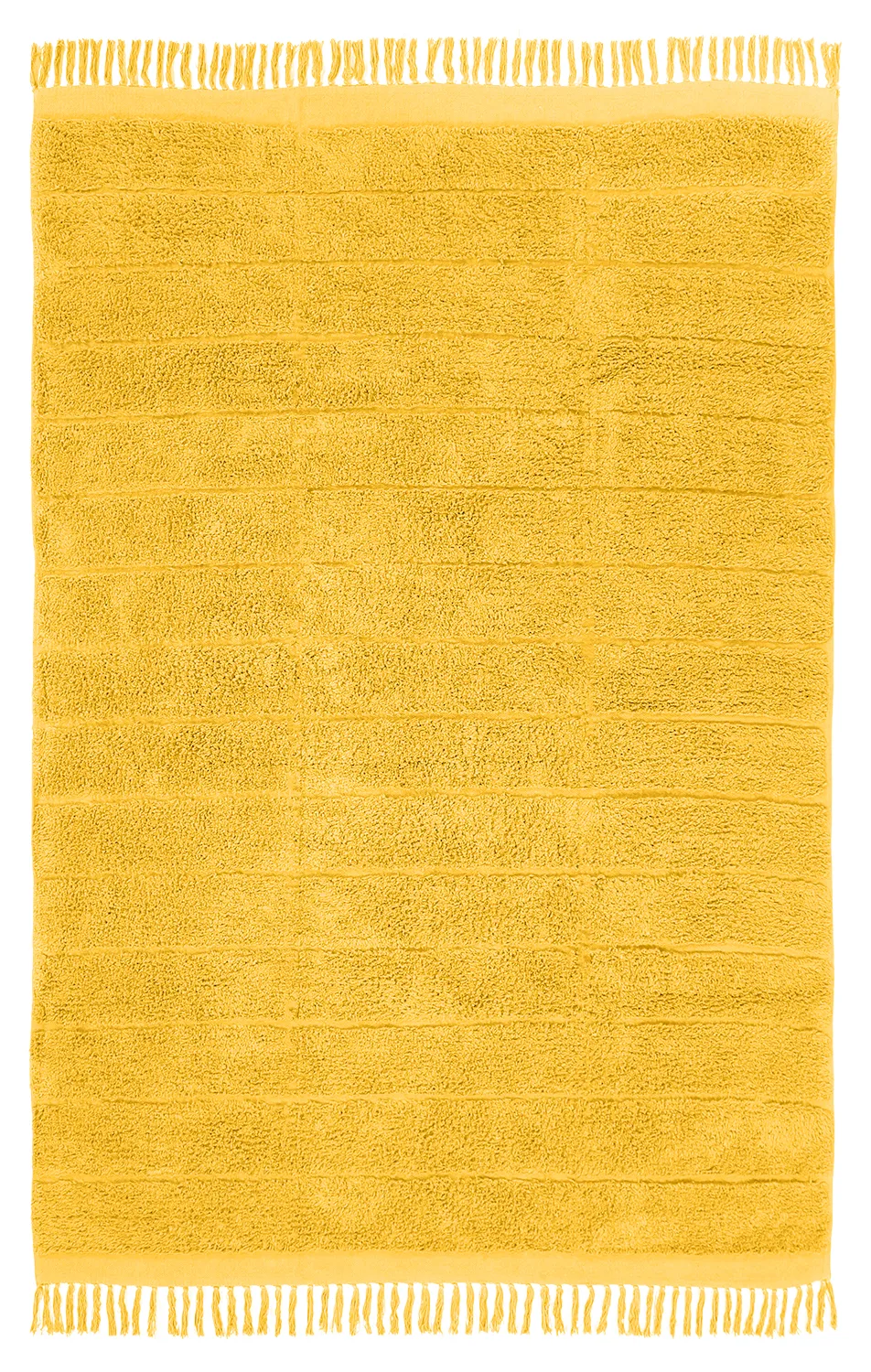 Shaggy rugs - Willow Natural Cotton Shaggy (yellow)