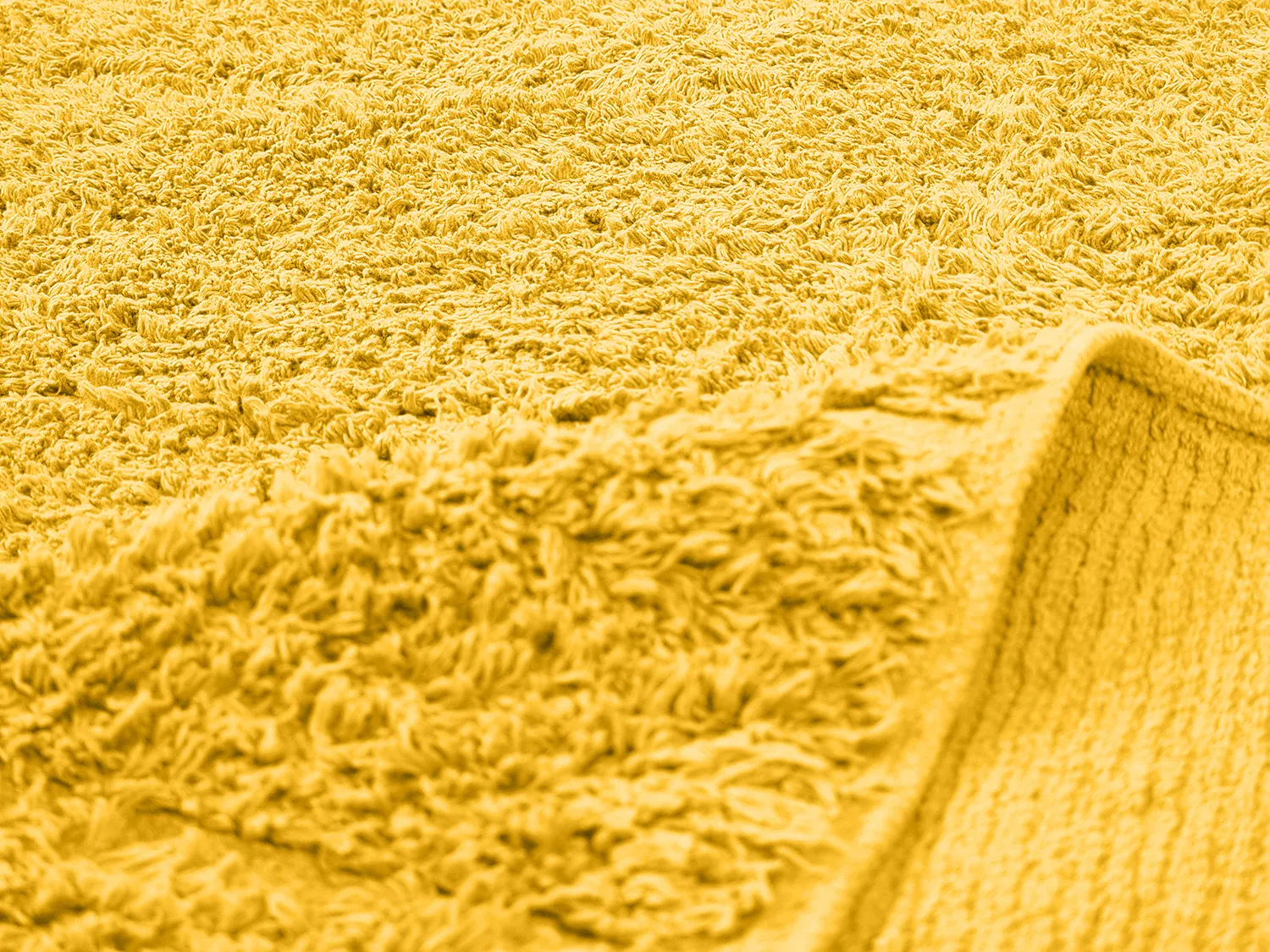 Shaggy rugs - Willow Natural Cotton Shaggy (yellow)