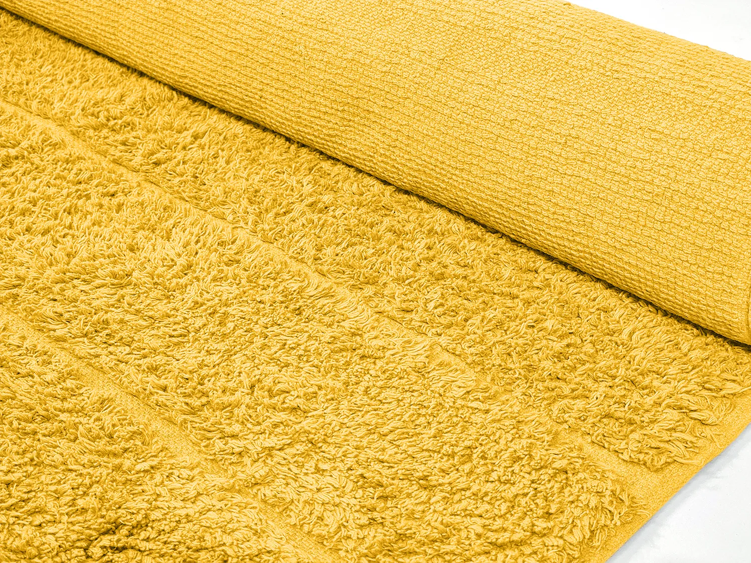 Shaggy rugs - Willow Natural Cotton Shaggy (yellow)