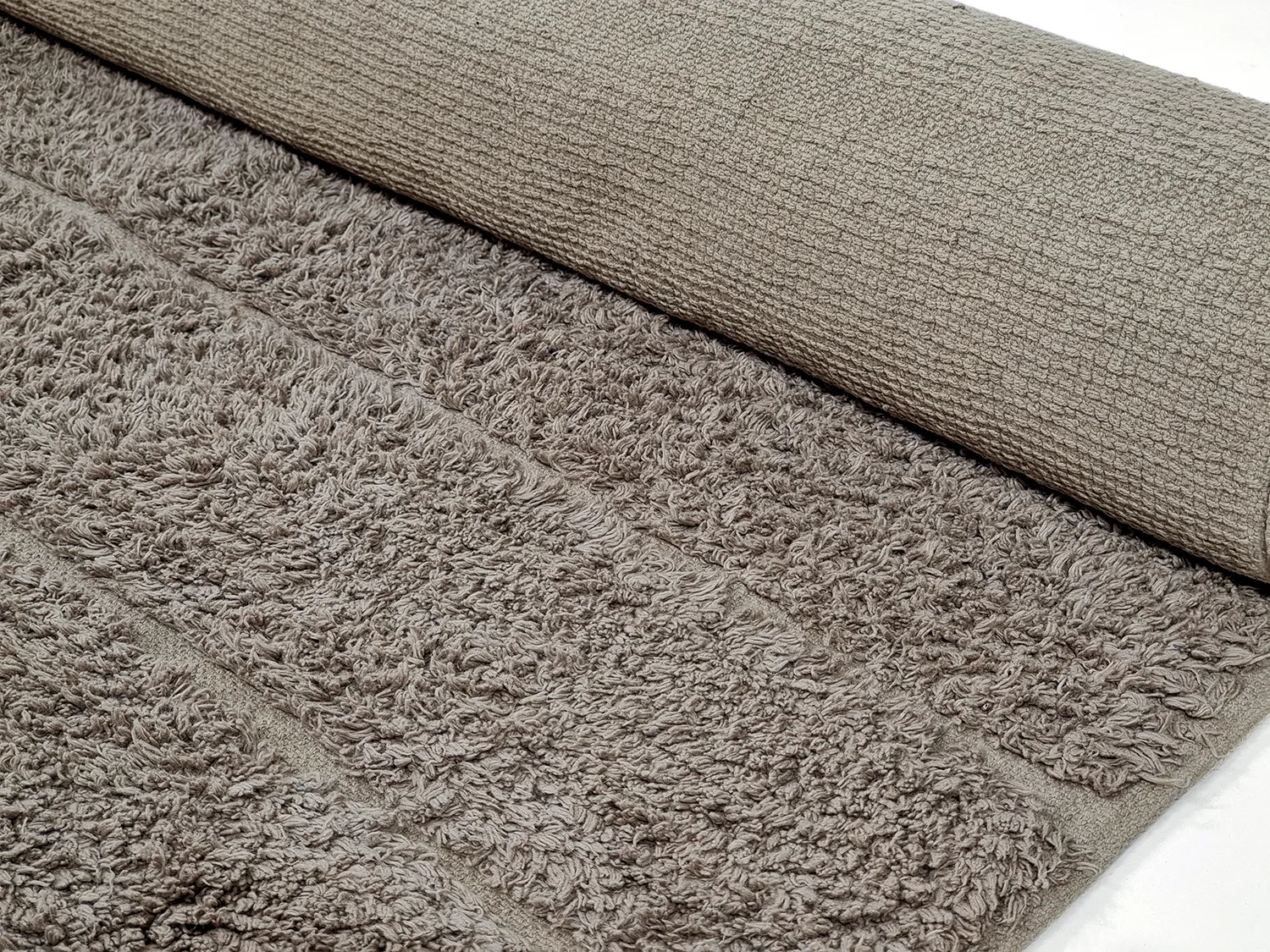 Shaggy rugs - Willow Natural Cotton Shaggy (taupe)