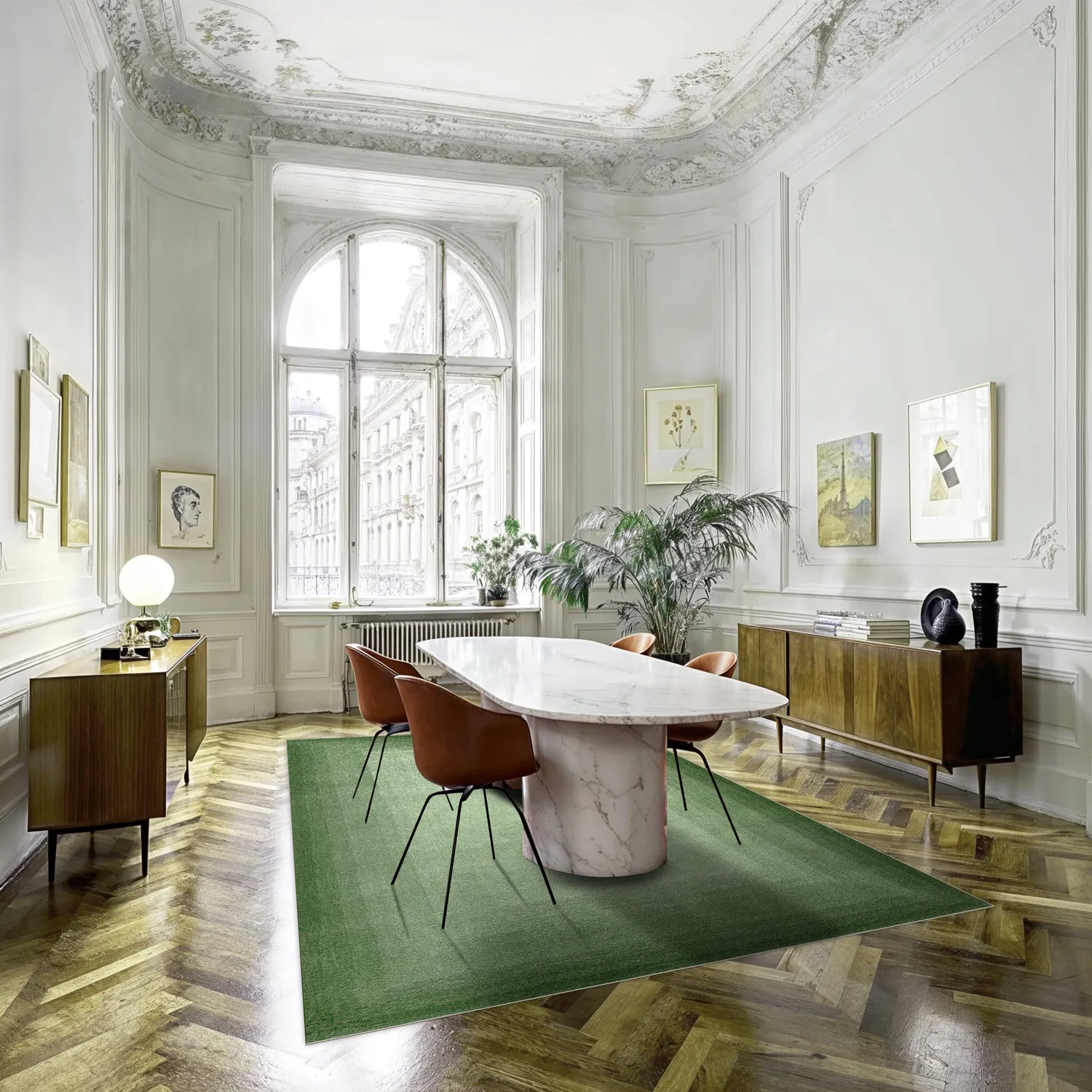 Wilton rug - Zina (green)