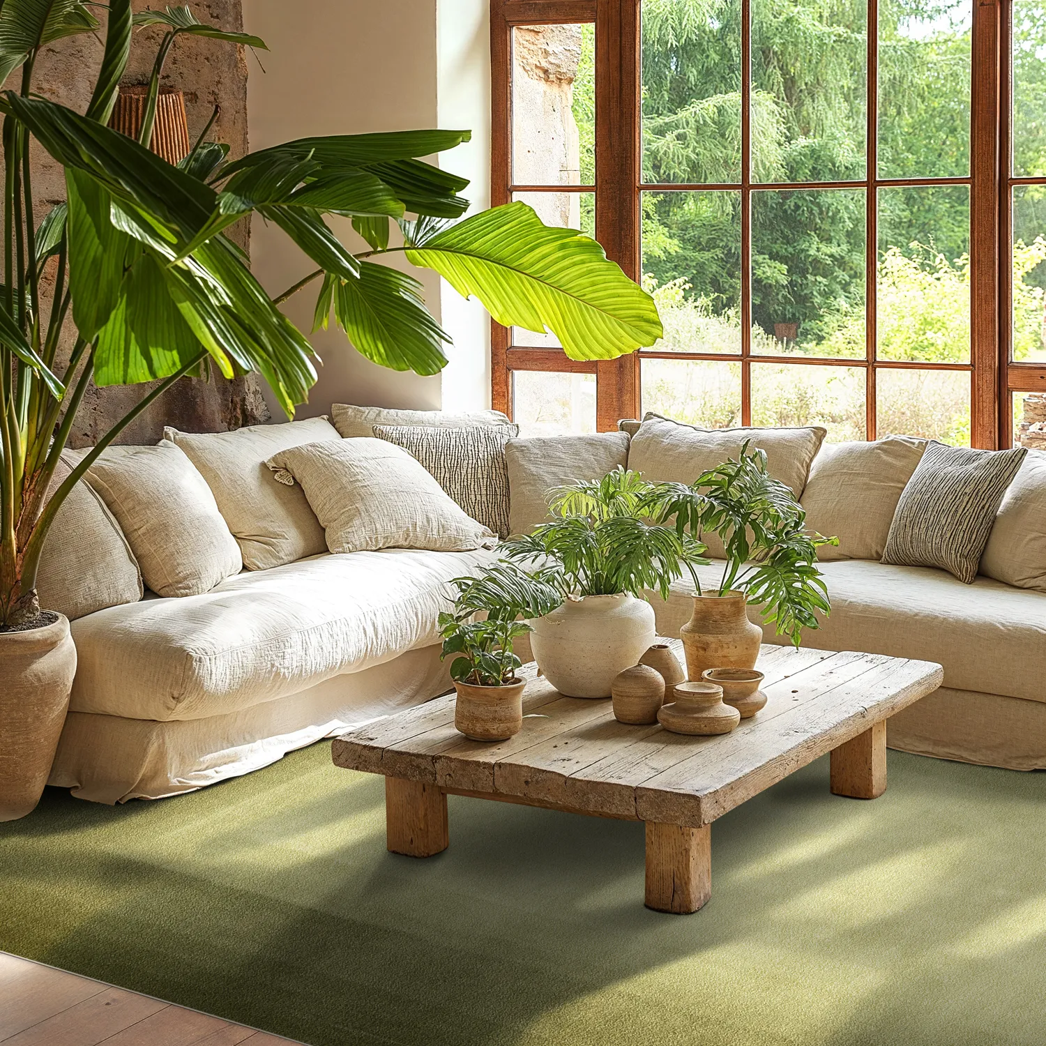 Wilton rug - Zina (moss green)
